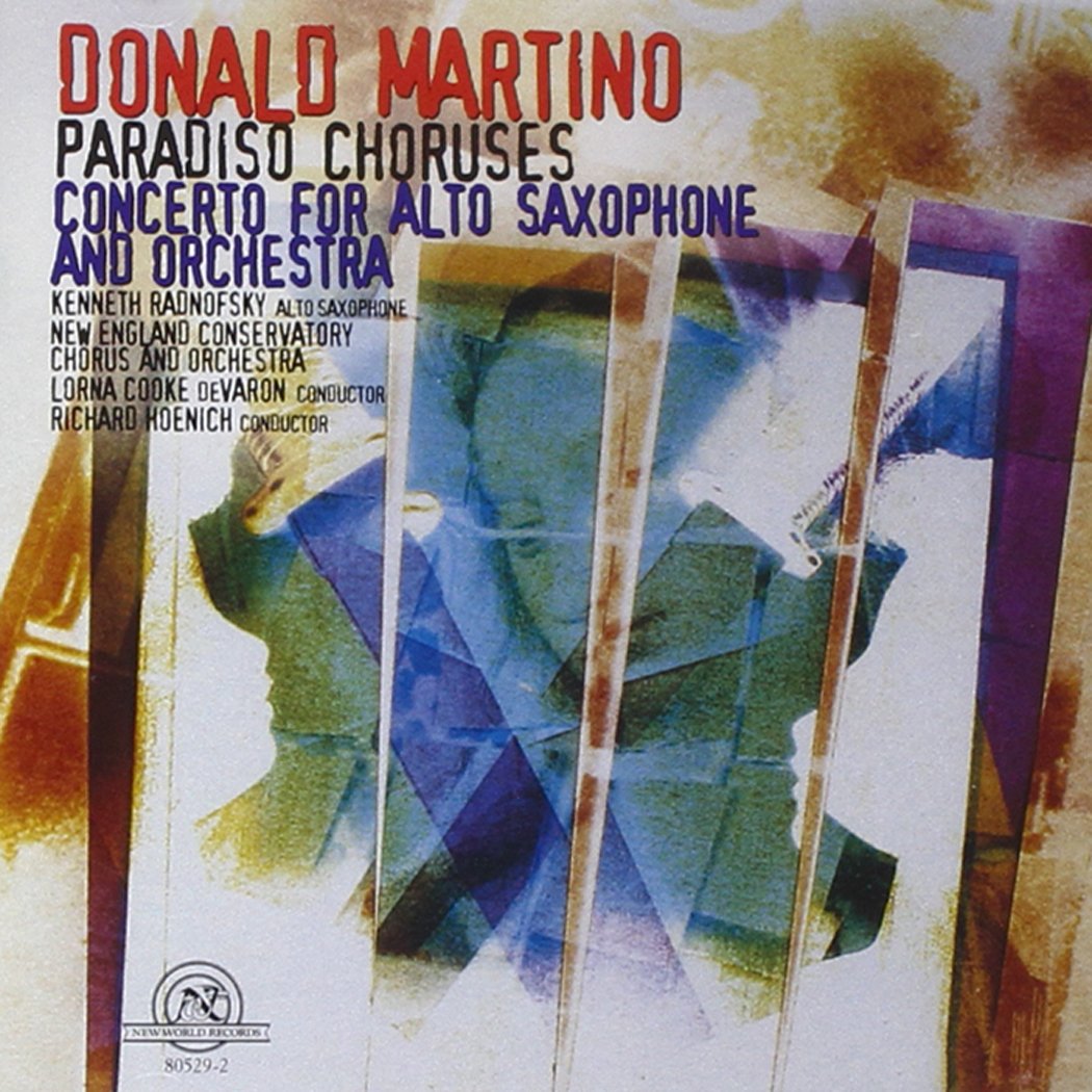 Martino: Paradiso Choruses, Cto for Alto Saxophone