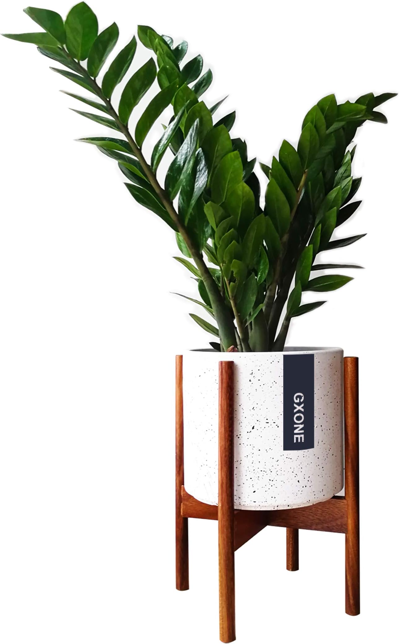 Mid-Century Plant Stand, Modern Indoor Plant Holder-Walnut-Wood Indoor Plant Rack, Modern Home Decor (EXCLUDING Planter and Pot)