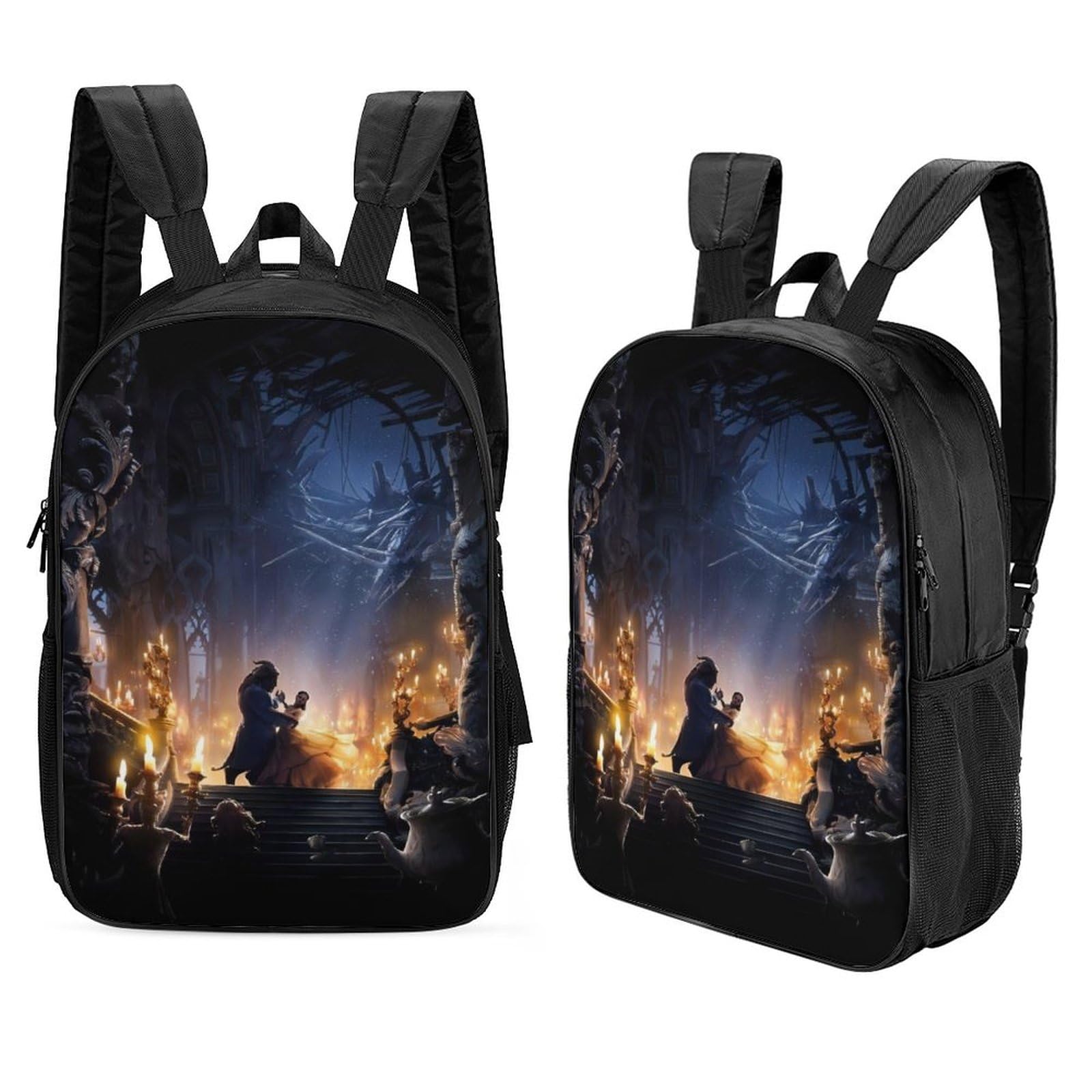 Amazon.co.jp: リュック 美女と野獣 バックパック リュックサック 登山  