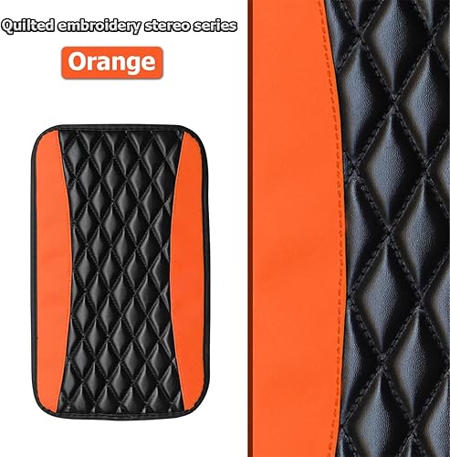 Miniatura 9 de Almohadilla para consola central de automóvil, funda universal impermeable para caja de asiento, 12.6 x 7.5 pulgadas, protector de reposabrazos de