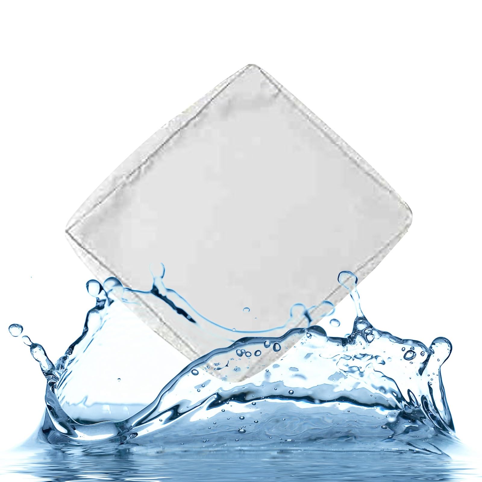 Waterproof Sofa Seat Cushion Cover with Zipper Cushions Chair Seat Removable Cover Pads Cover for Indoor Outdoor Patio Rattan Furniture(@7,50x55cm)