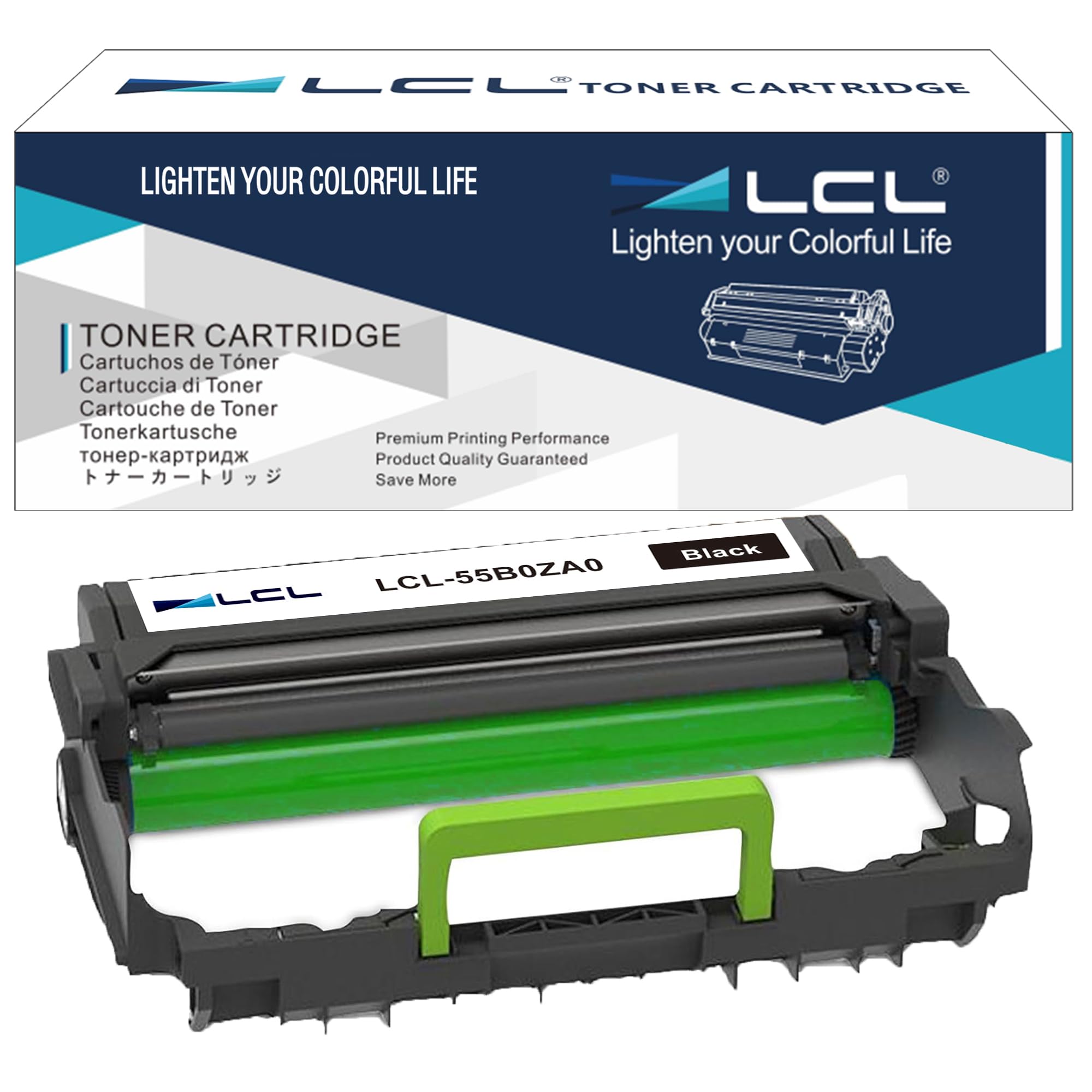 LCL 55B0ZA0 Black Imaging Unit Replacement for Lexmark MS331 MS331dn MS431 MS431dn MS431dw MX331 MX331adn MX431 MX431adn MX431adw MX432 MX432adw B3340