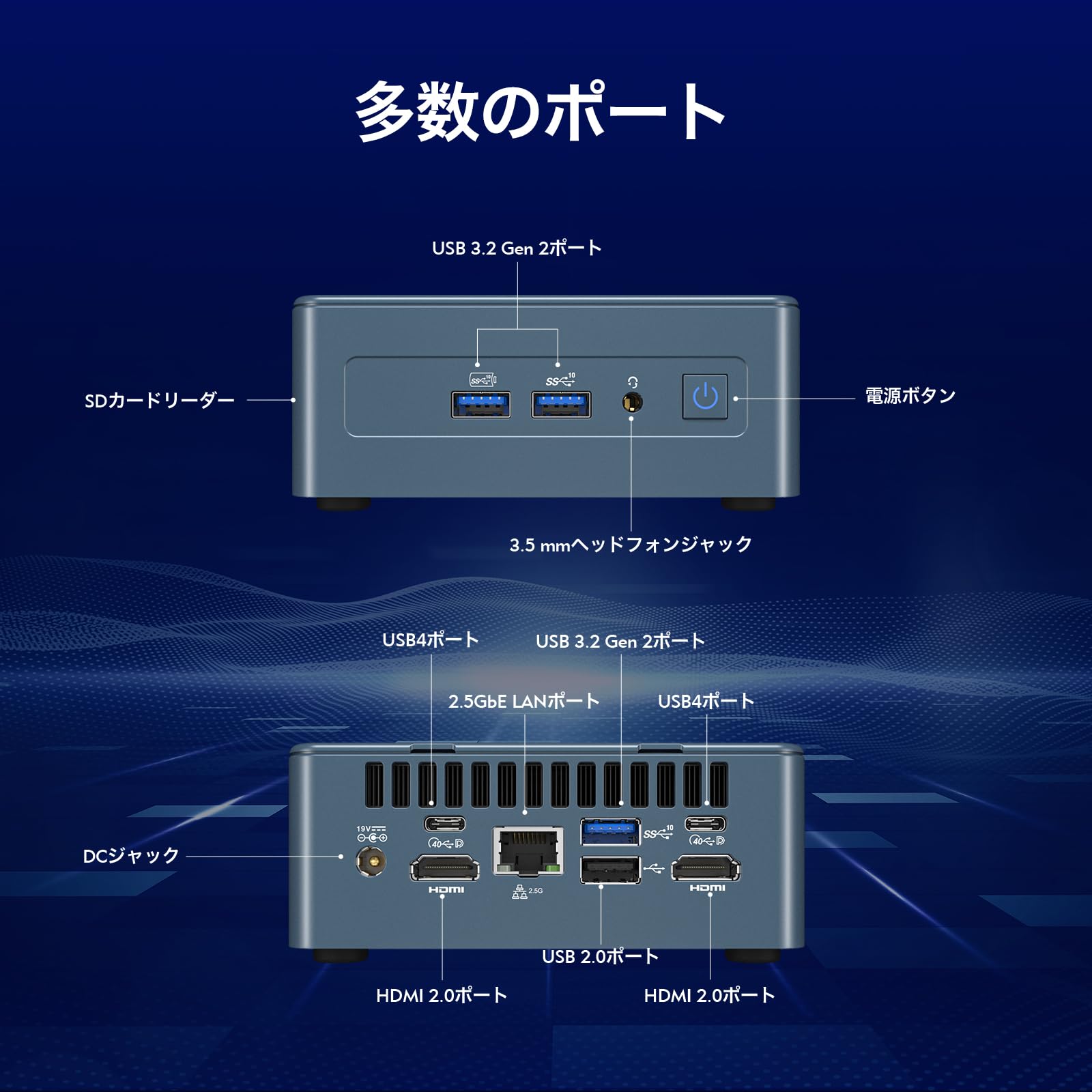 【訳あり】GEEKOM Mini IT12 ミニPC インテルi7-12650H geekom-nuc-mini-it12-12-core-
