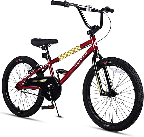 Miniatura 41 de BMX Style 12, 14, 16 pulgadas, ruedas de entrenamiento para niños, bicicleta de 20 pulgadas con soporte para niños y niñas de 2 a 14 años, posavasos