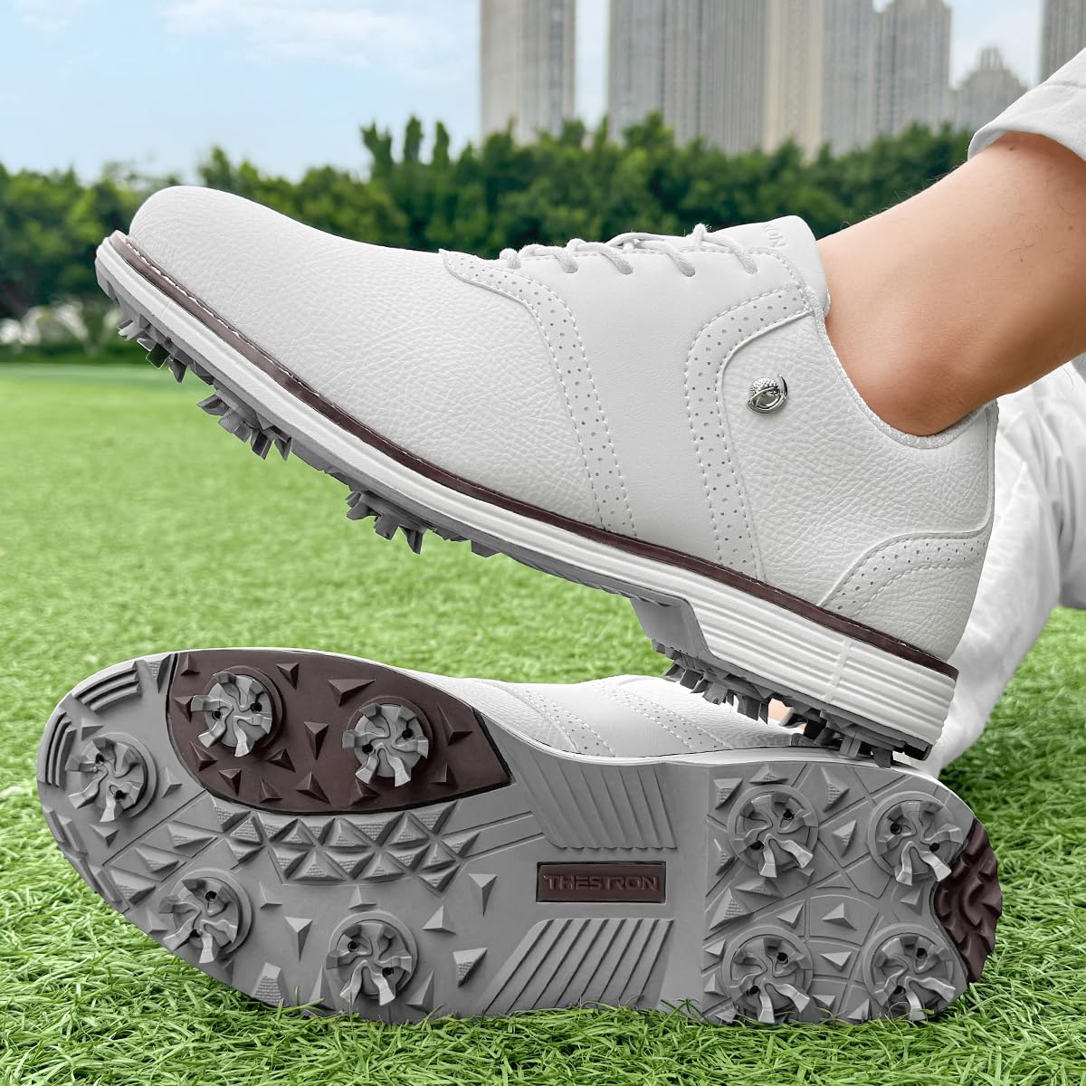 Herren Golf Schuhe Spikes Männliche Golf Sneakers Outdoor Walking Schuhe Für Golfer