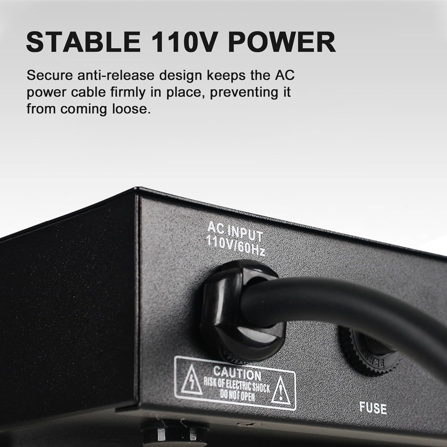 Power Conditioner for Audio Equipment, 10 Outlets 30A Rack Mount Audio Digital Pro Power Supply Controller Regulator for Home Theater Sound System Stage Studio (MU-208FX)