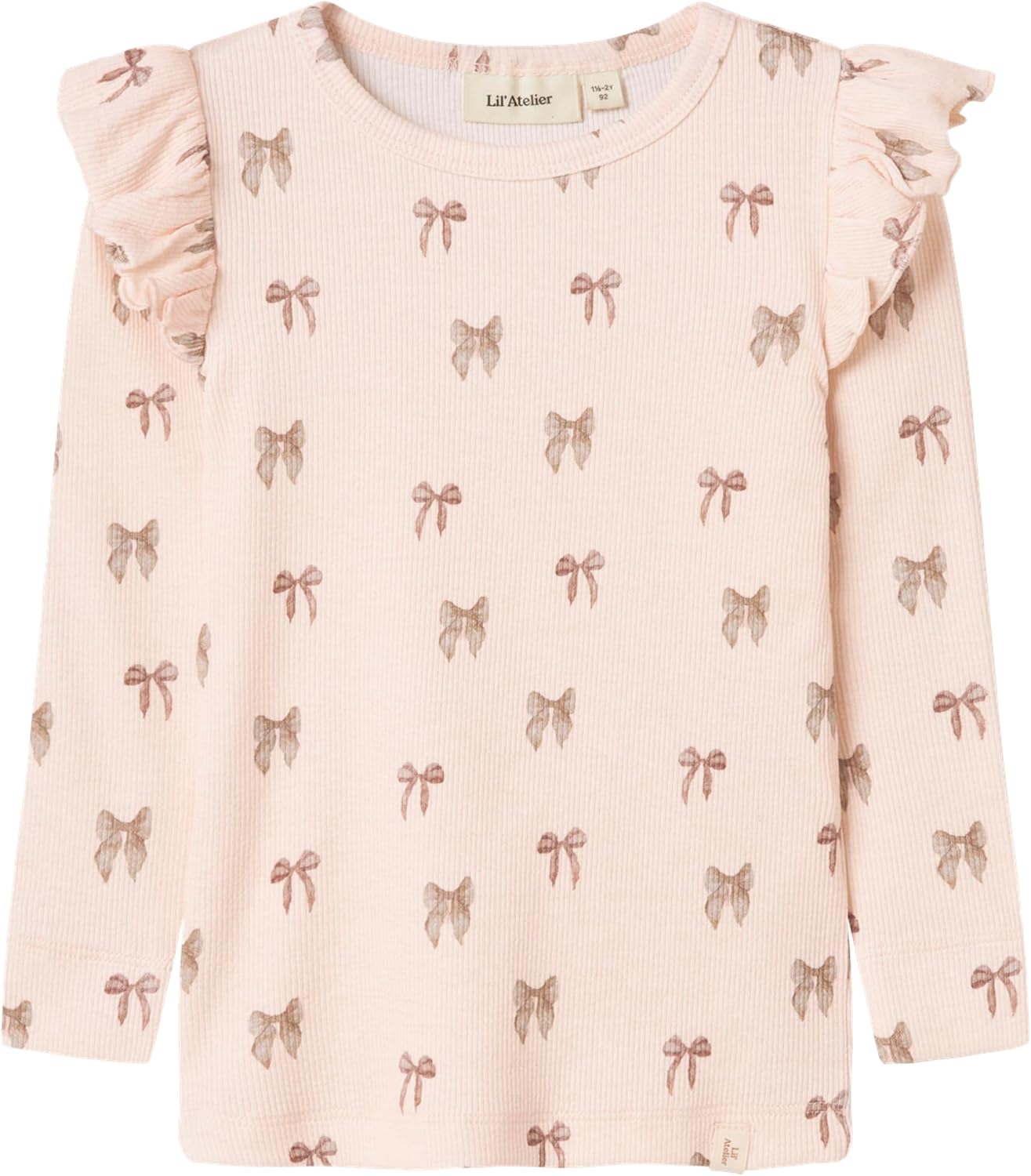 Silver Peony Bow Top by Lil'Atelier
