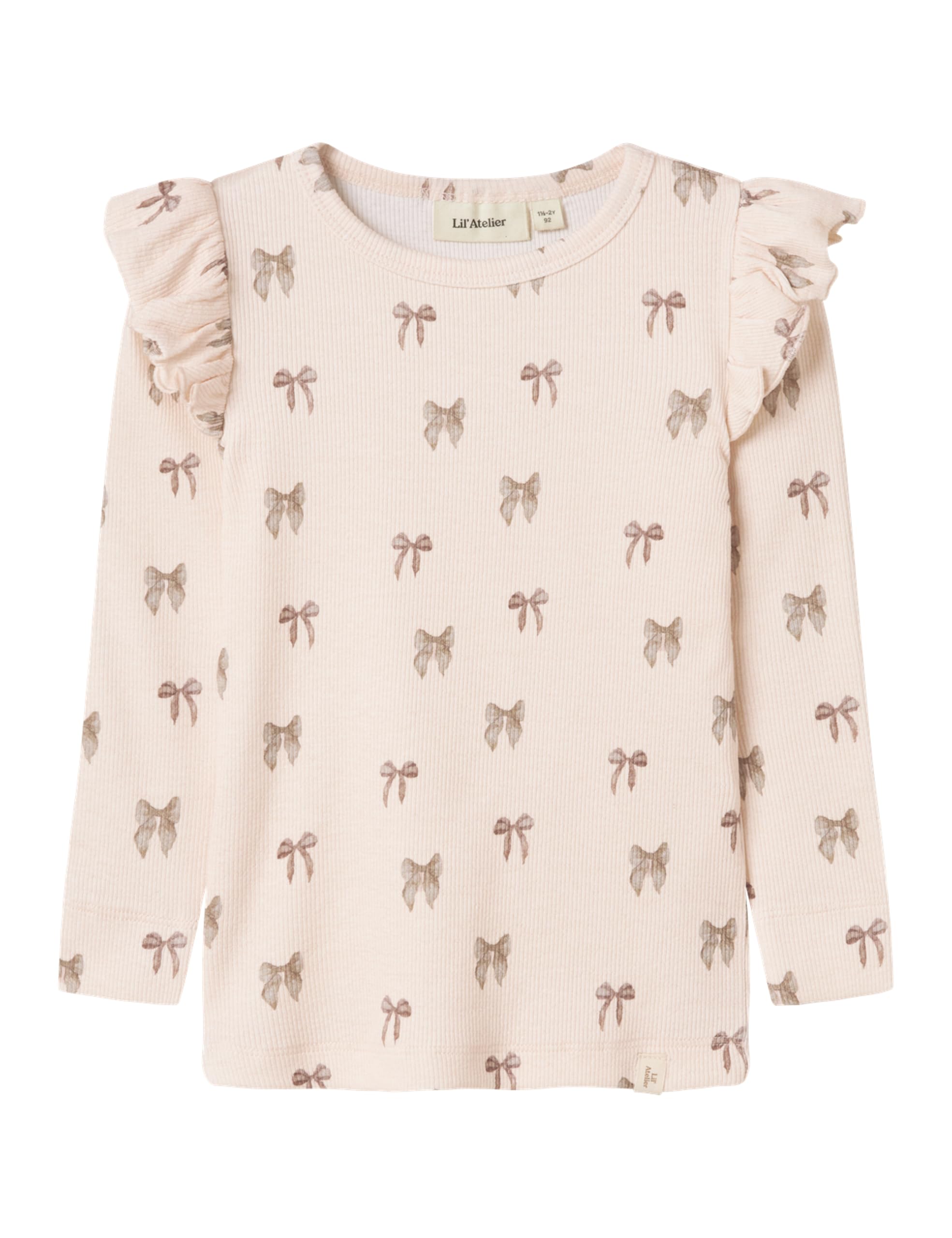 Lil' atelier mini Mädchen Nmfgavo EKO Ls Slim Top Lil Noos Nmfgavo EKO Ls Slim Top Lil Noos (1er Pack)