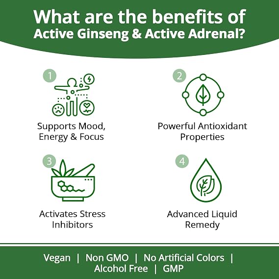 Rejuvica Health Ultimate Energy Bundle - Active Ginseng & Active Adrenal - Supercharge Your Energy Levels with Ginseng, Rhodiola, Ashwagandha, Holy Basil & More!