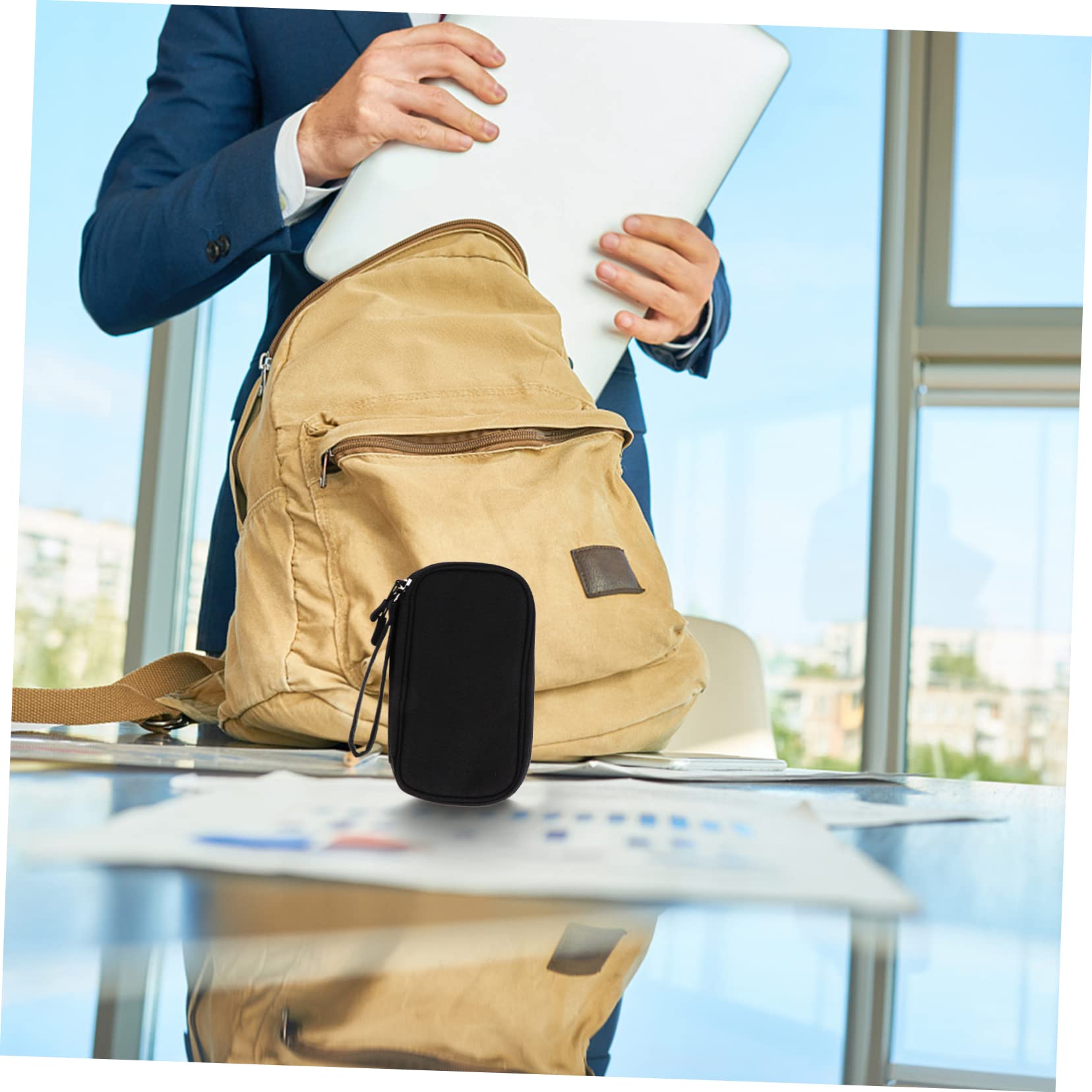 Uonlytech 3pezzi Borsa Porta Cavi Dati Organizer Multiuso Per Accessori Elettronici Custodia Portatile Per u Disk e Auricolari Perfetta Per Viaggi e Uso Quotidiano