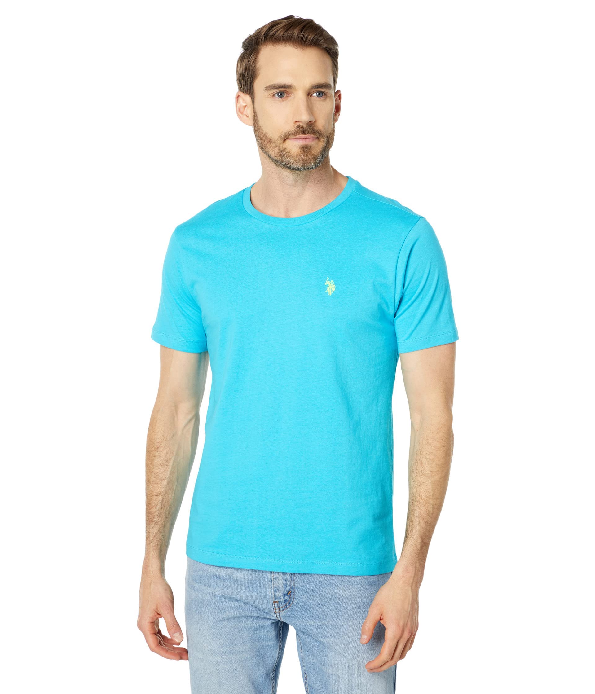 U.S. POLO ASSN. Mens Round Neck Short sleeve T-Shirt