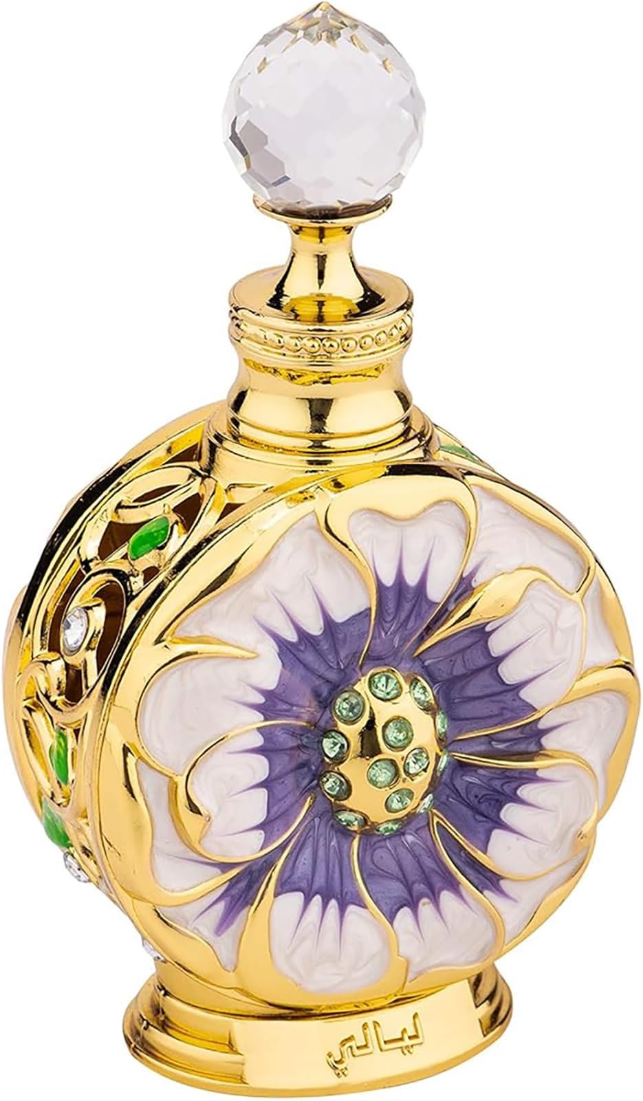 LAYALI Perfume Oil for Women 15mL | Delicate Florals with sultry Black Currant, Plum, Ylang, Rose, Jasmine and Amber | Natural Alcohol Free Attar | Exotic Body Oil by Artisan Swiss Arabian Oud