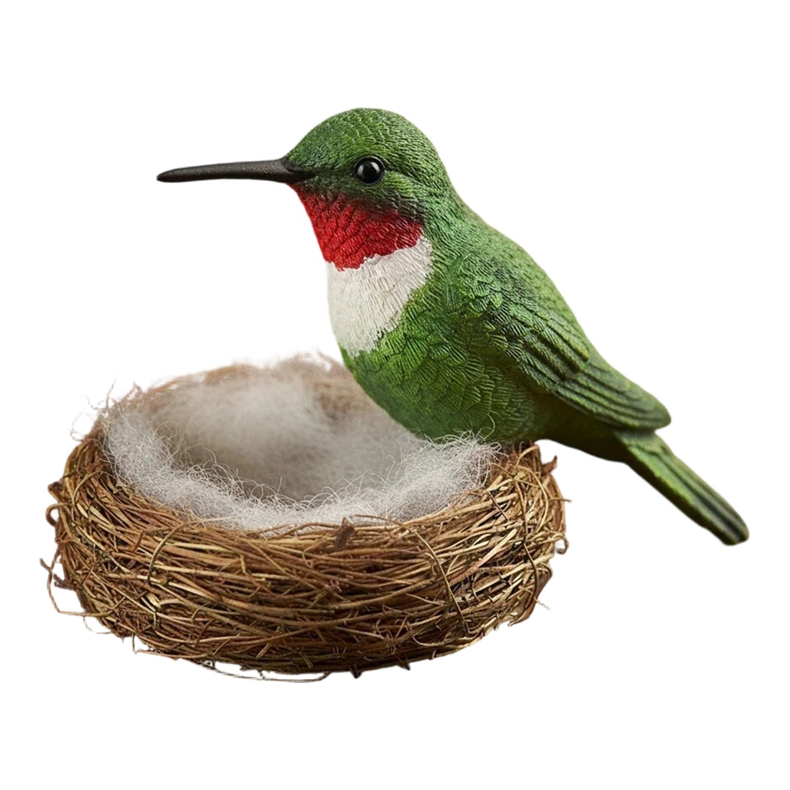 OSNIYAW Bird Nest Statue Resin Bird Figurines with Nest Table Decoration Ornament Spring Decoration Collectibles Gift Decorative Sculptures for Home Decorations