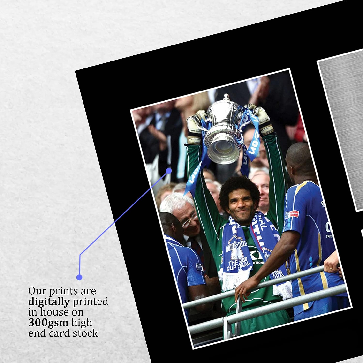 HWC Trading A4 David James Portsmouth Gifts Printed Signed Autograph Picture for Football Fans and Supporters - Image 5
