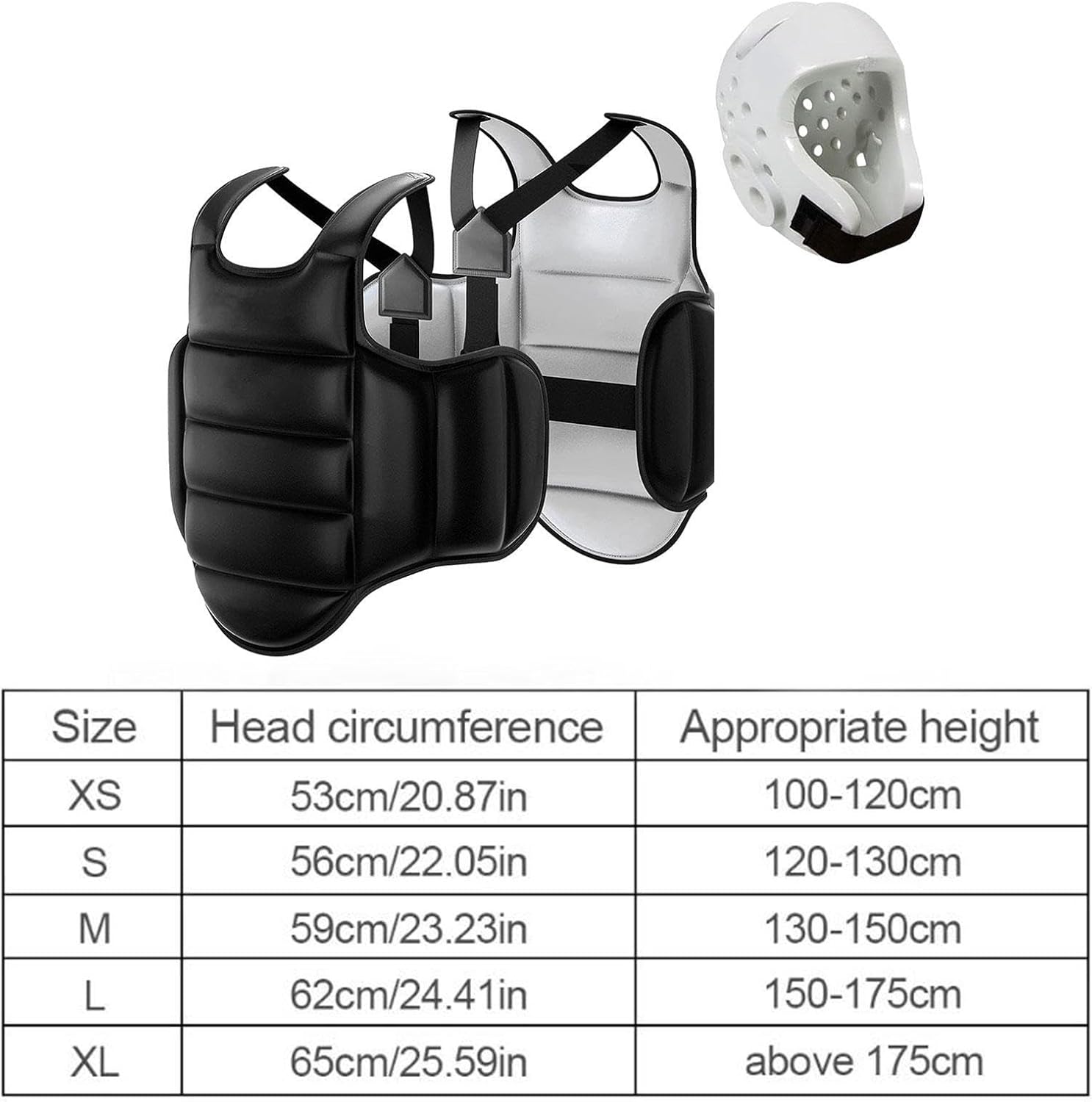 ムエタイ テコンドー ボクシング プロテクター チェストプロテクター ヘルメットプロテクター付き 快適 軽量 トレーニング器具 ムエ
