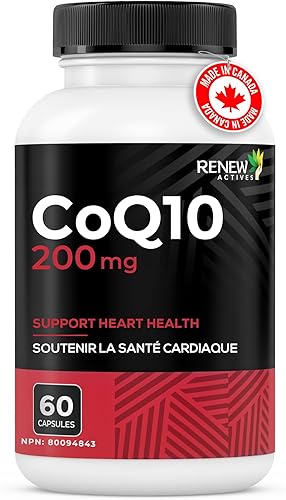 Miniatura 2 de Renew Actives Suplemento de ubiquinona CoQ10 200 mg de coenzima Q10 suplementos para apoyo cardiovascular, neurológico y de salud del sistema