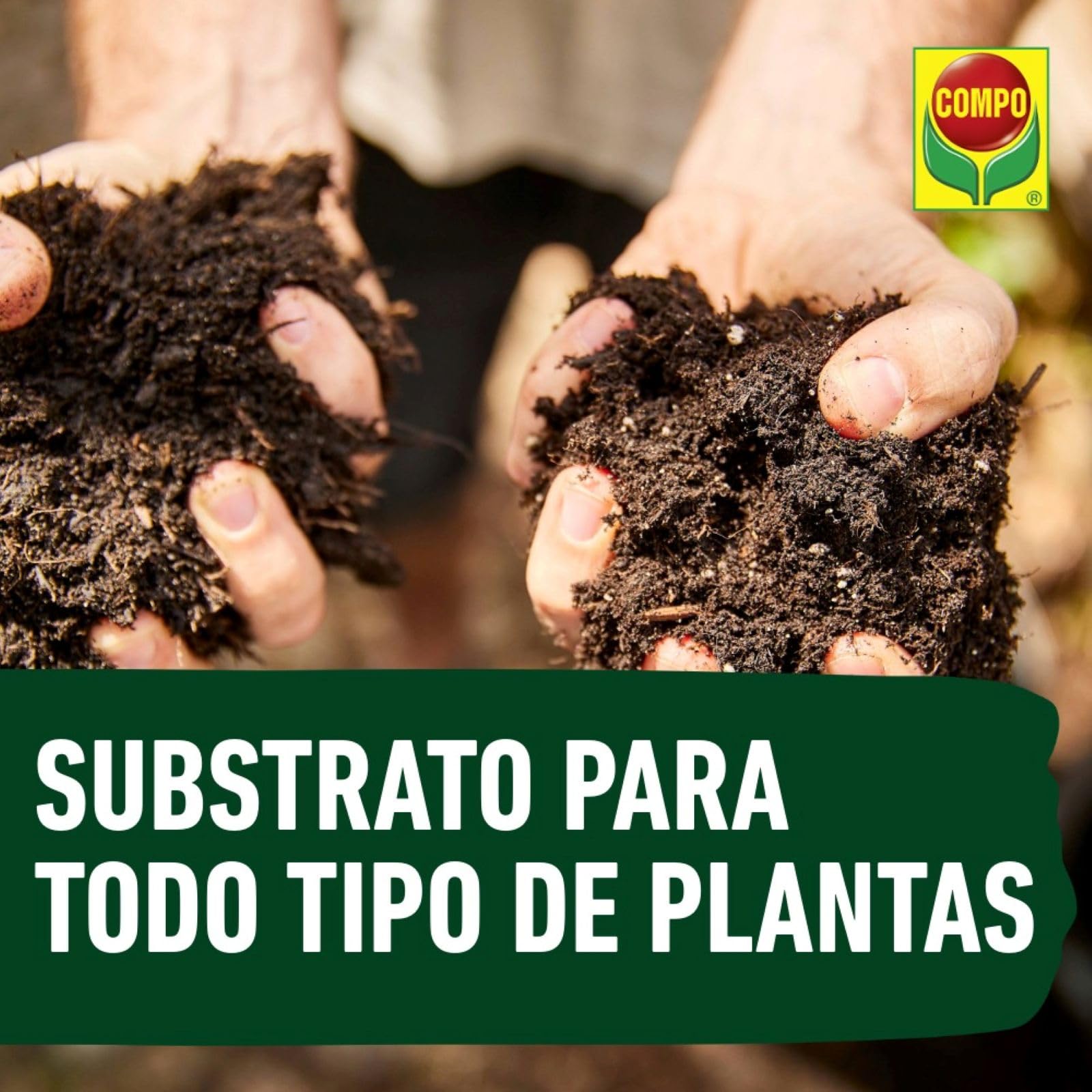 COMPO SANA Substrato Universal de calidad con 6 a 8 semanas de abono para plantas de interior, terraza y jardín, Substrato de cultivo, 10 L — view 7