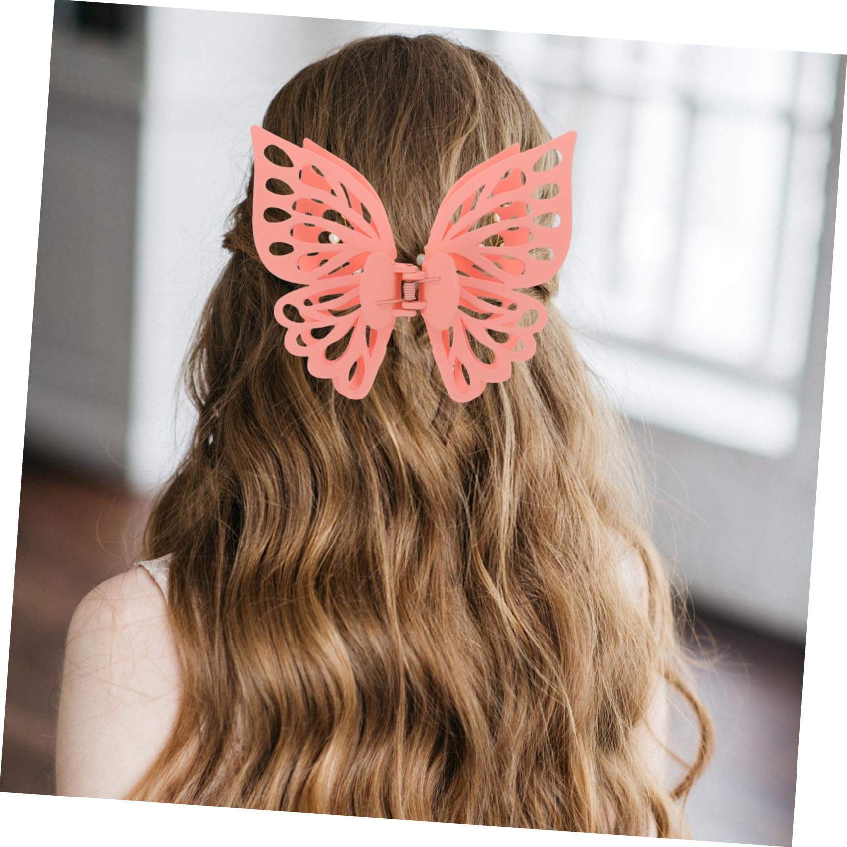 8 Stück Große Haarklammer Schmetterling Haarklammern Damen Rutschfeste Haarschmuck Clips Für Kurzhaar Stabil Alltagsschutz