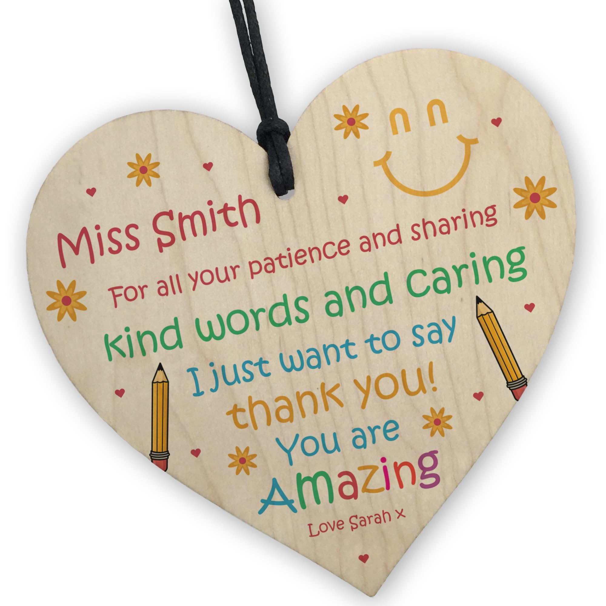 Red Ocean Personalised Teacher Gifts From Students, Teacher Appreciation Gifts, Best Teacher Teaching Assistant TA Gifts, Nursery Teacher Thank You Gifts, End of Term School Gifts
