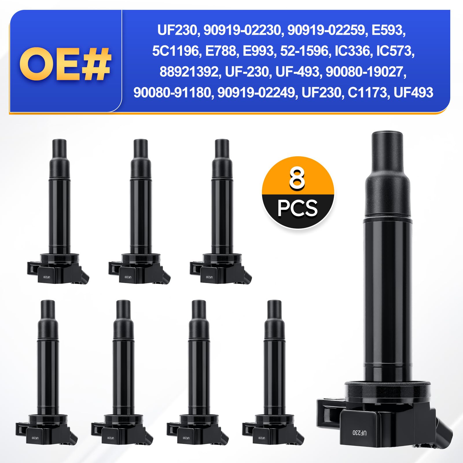 Amazon.com: UF230 Ignition Coil Pack Compatible with Toyota Tundra