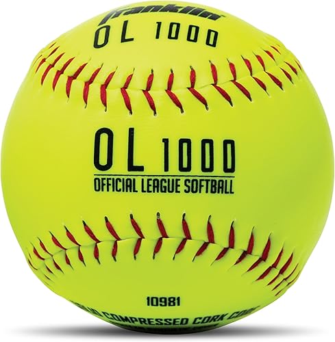 Miniatura 6 de Franklin Sports Practice Softballs - OL1000 Fastpitch 12" Inch Yellow Softballs - Official Size + Weight Practice Balls for Youth + Beginner Players