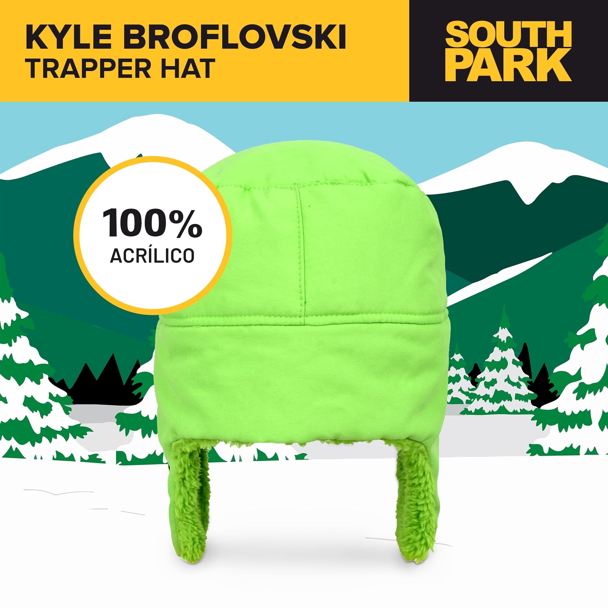 Concept One South Park Character Cosplay Headwear, Stan Marsh, Kyle Broflovski, Eric Cartman, and Kenny Mccormick Designs - Boina Hombre