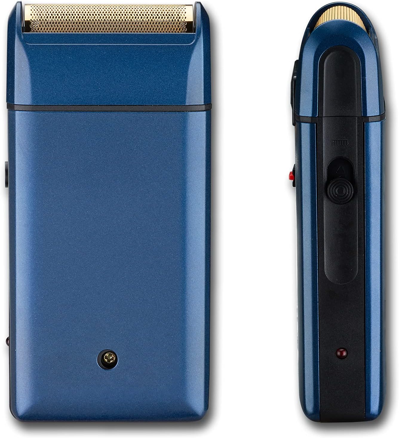 Styleader Retro Electric Razor for Men, Rechargeable Mens Gold Foil Shavers,Travel Electric Shavers for Men(Blue)