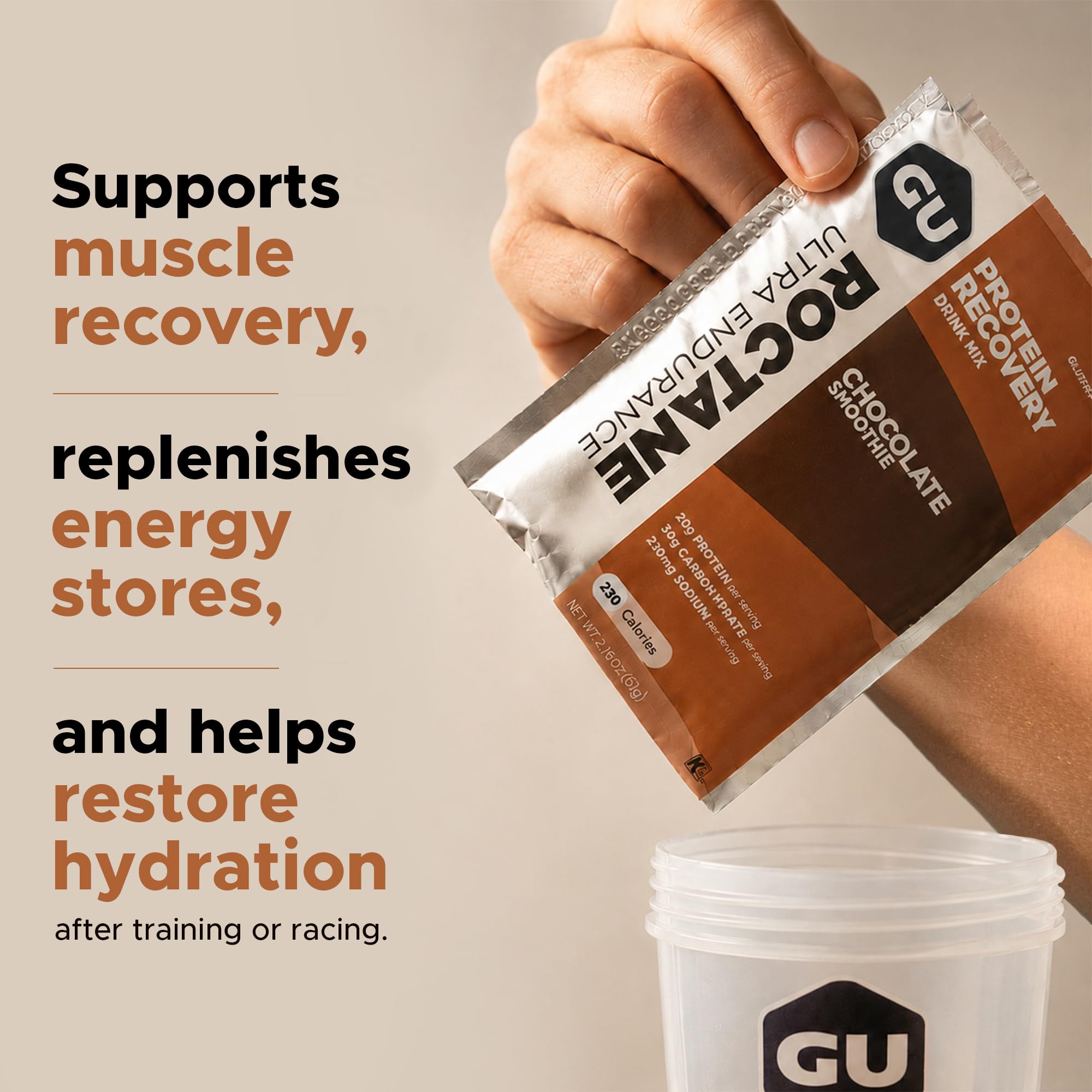 Amazon.com: GU Energy Roctane Ultra Endurance Protein Recovery