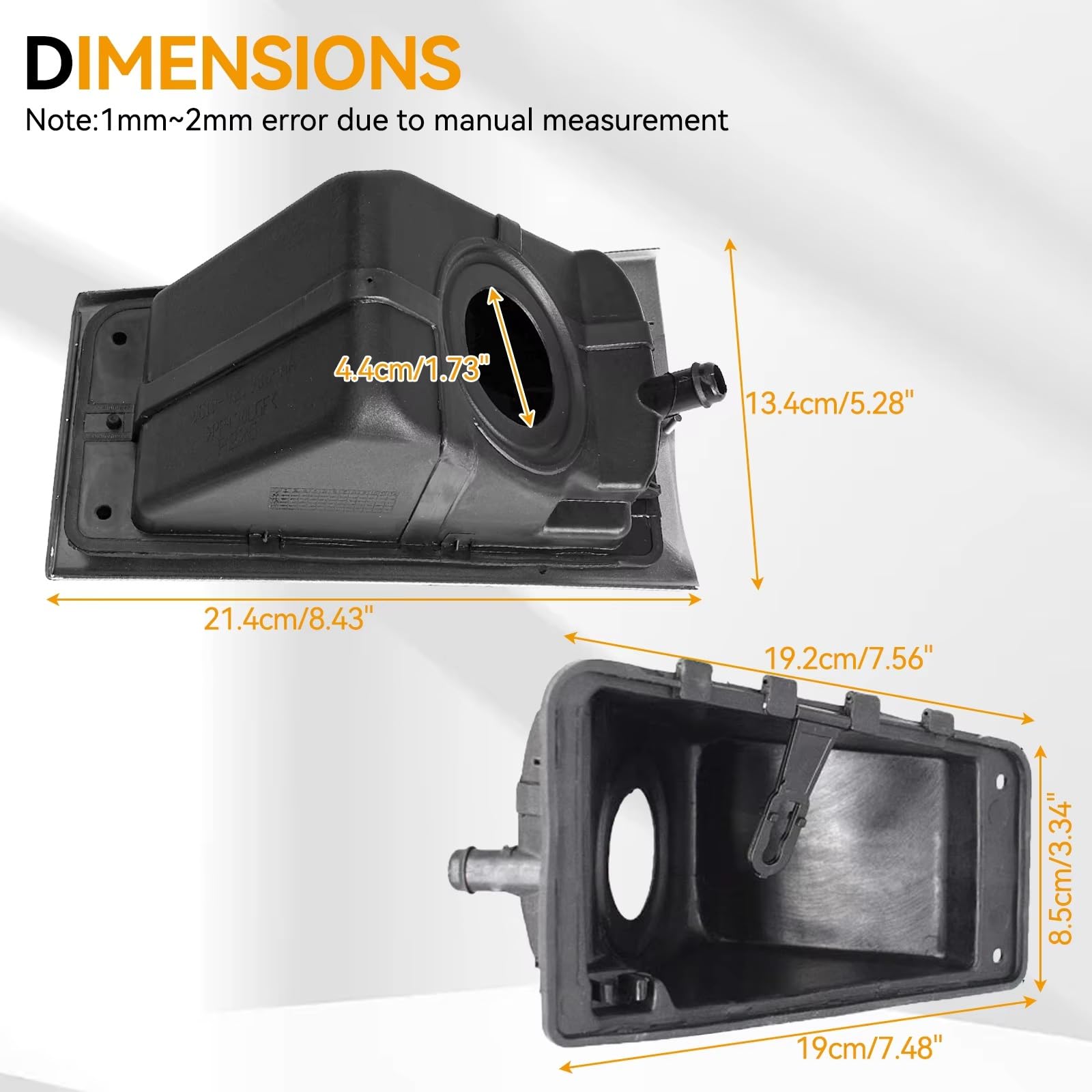 Bouchon De Carburant Tuyau Remplissage Réservoir Boîtier À Rabat Porte 4637797 4442912 YC15-V27936-AK Pour Ford Pour Transit Pour MK6 2000-2006 Couvercles Réservoir d'Essence