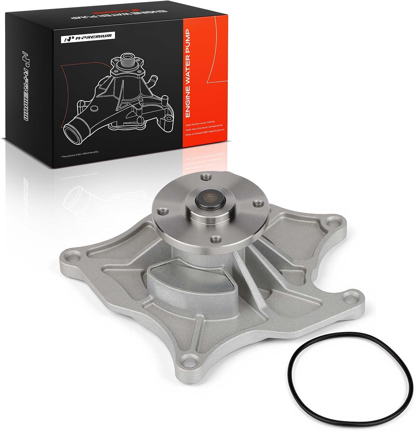 A-Premium Engine Water Pump Compatible with Cadillac SRX 2004-2009 STS 2005-2010 XLR 2004-2009 V8 4.4L 4.6L