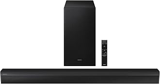 Samsung HW-B550D 3.1 ch Soundbar w/ Dolby Audio, Surround Sound expansion, Bass Boost, Adaptive Sound, DTS Virtual:X, Wireless Subwoofer, 2024