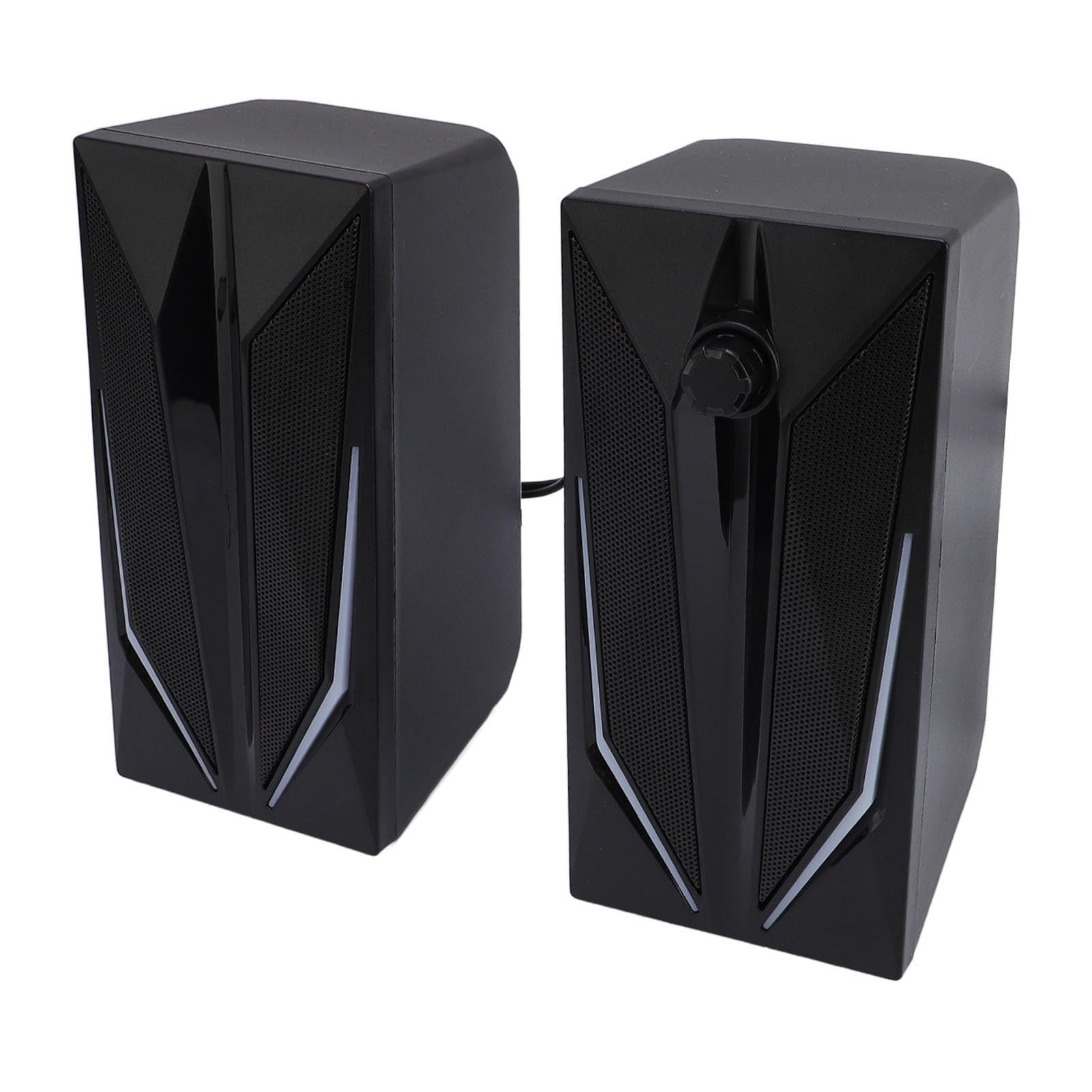 Altavoces de Computadora, Altavoz USB con Luces RGB para Portátiles para PC de Escritorio, Pequeños Altavoces de Juego de Altavoces Multimedia para Monitor
