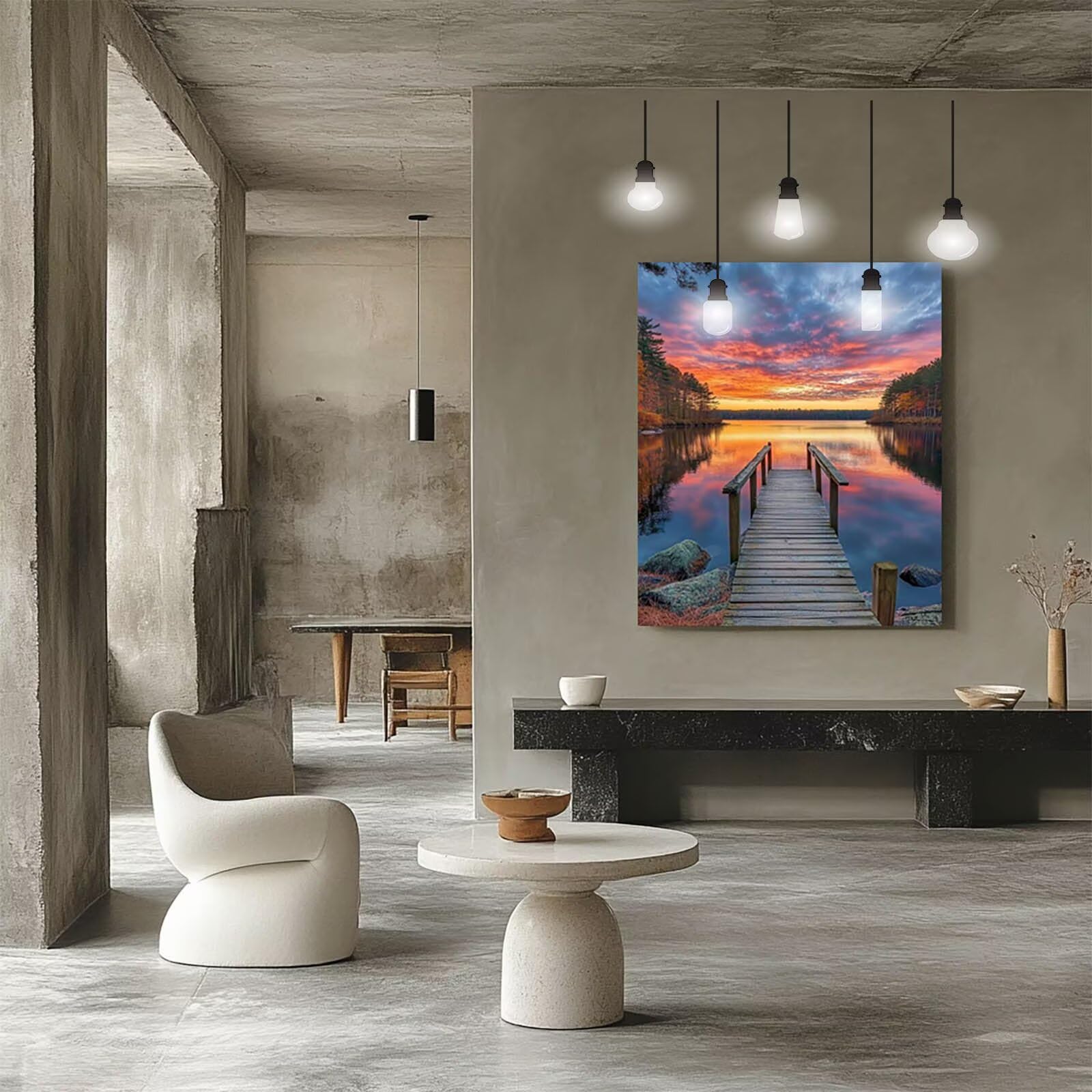 5D DIY diamentowe malowanie drewniany most 80 x 110 cm pełne wiertło diamentowe malowanie dorośli dzieci haft ścieg krzyżykowy malowanie według numeru zestaw drzewo diamentowe zestawy artystyczne, do
