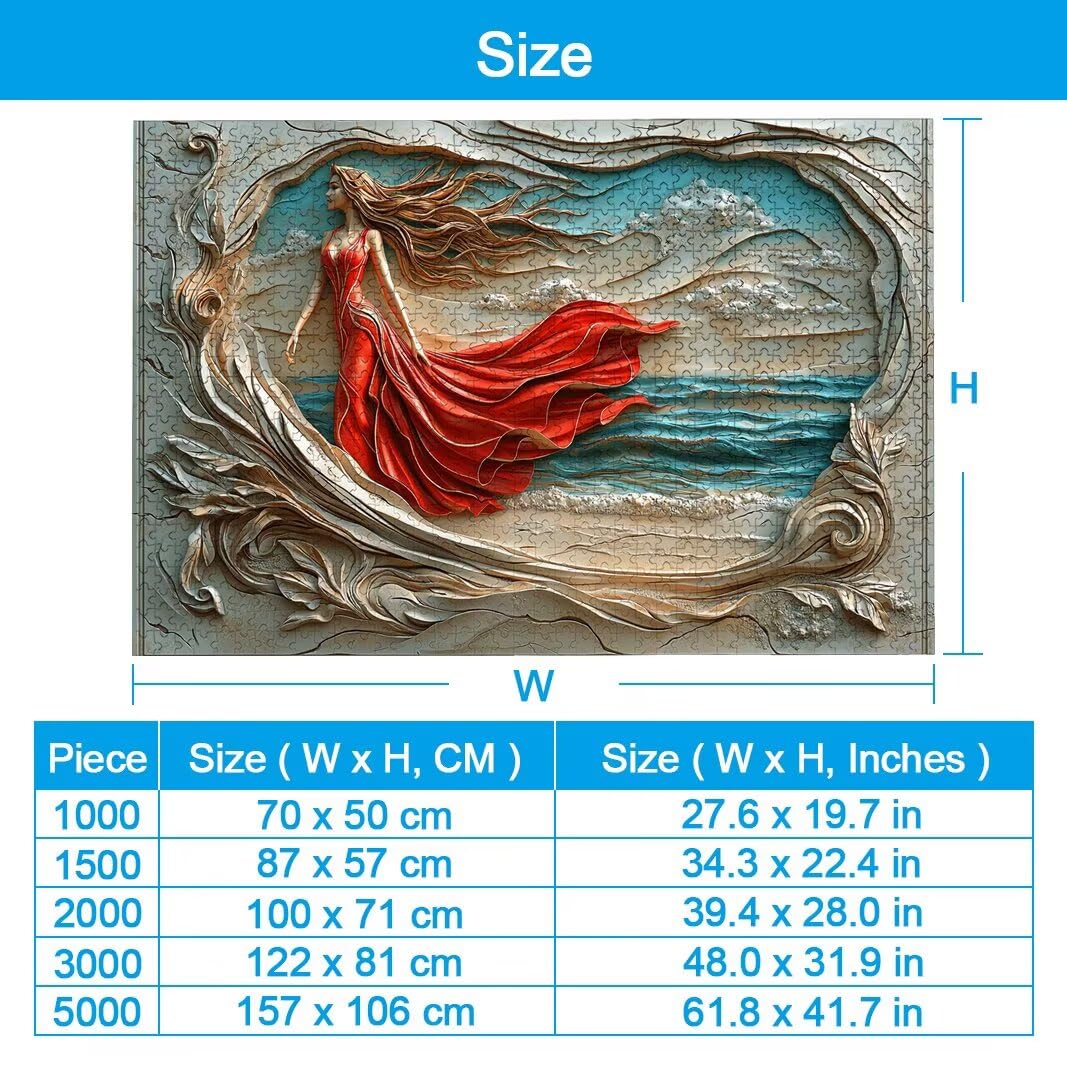 Puzzle Spiaggia, Puzzle 1000 Pezzi per Adulti, Regalo Donna/Uomo -2561