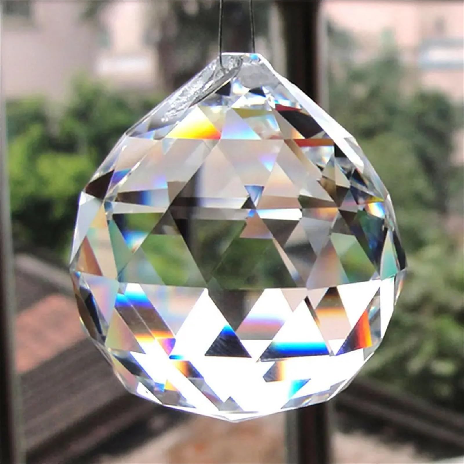 20 Pcs Klar Kristall Lampe Ball Prism Regenbogen Sun Catcher Hochzeit Dekoration Hause Party Ornament für Dekoration(30mm)
