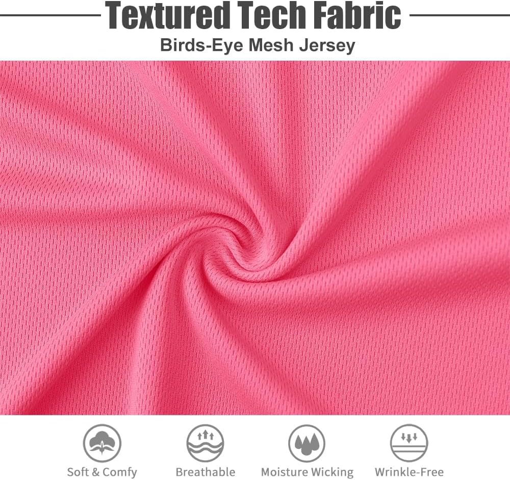 Zengjo Men's Workout Shirts Lightweight Quick Dry Gym Running Athletic Performance Tee Moisture Wicking Short Sleeve - Image 4