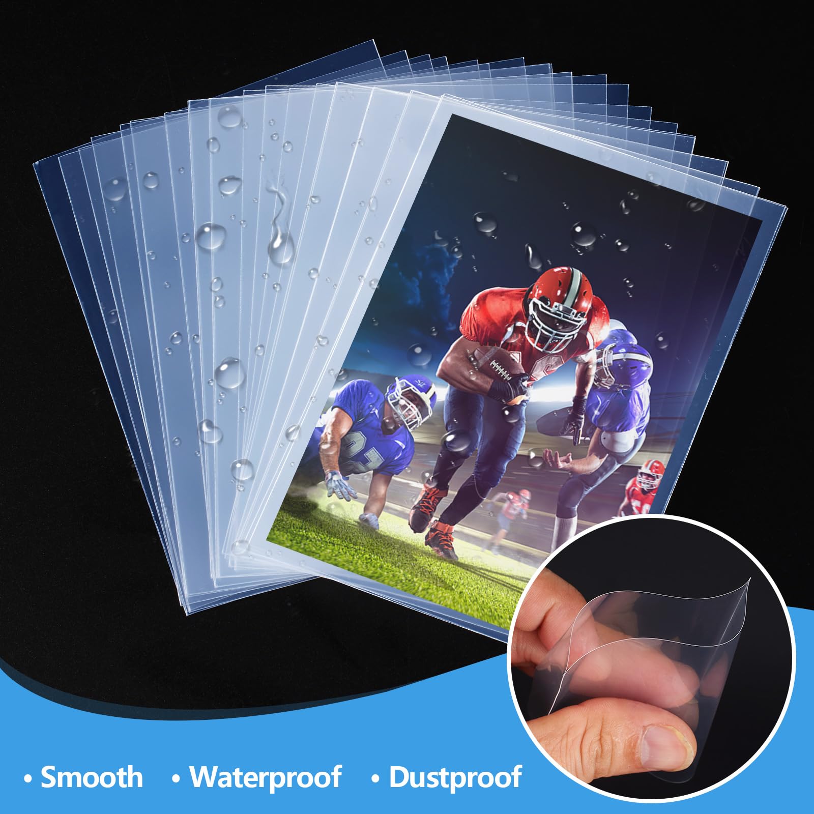 Fundas para tarjetas de 600 unidades para tarjetas de intercambio, fundas suaves para tarjetas de béisbol, para tarjetas de fútbol, deportes, tarjetas MTG
