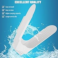 Vista 7 de LEIMO - Organizador de ranuras para zapatos, paquete de 20 apiladores de zapatos ajustables, soporte de zapatos de doble capa para ahorrar espacio