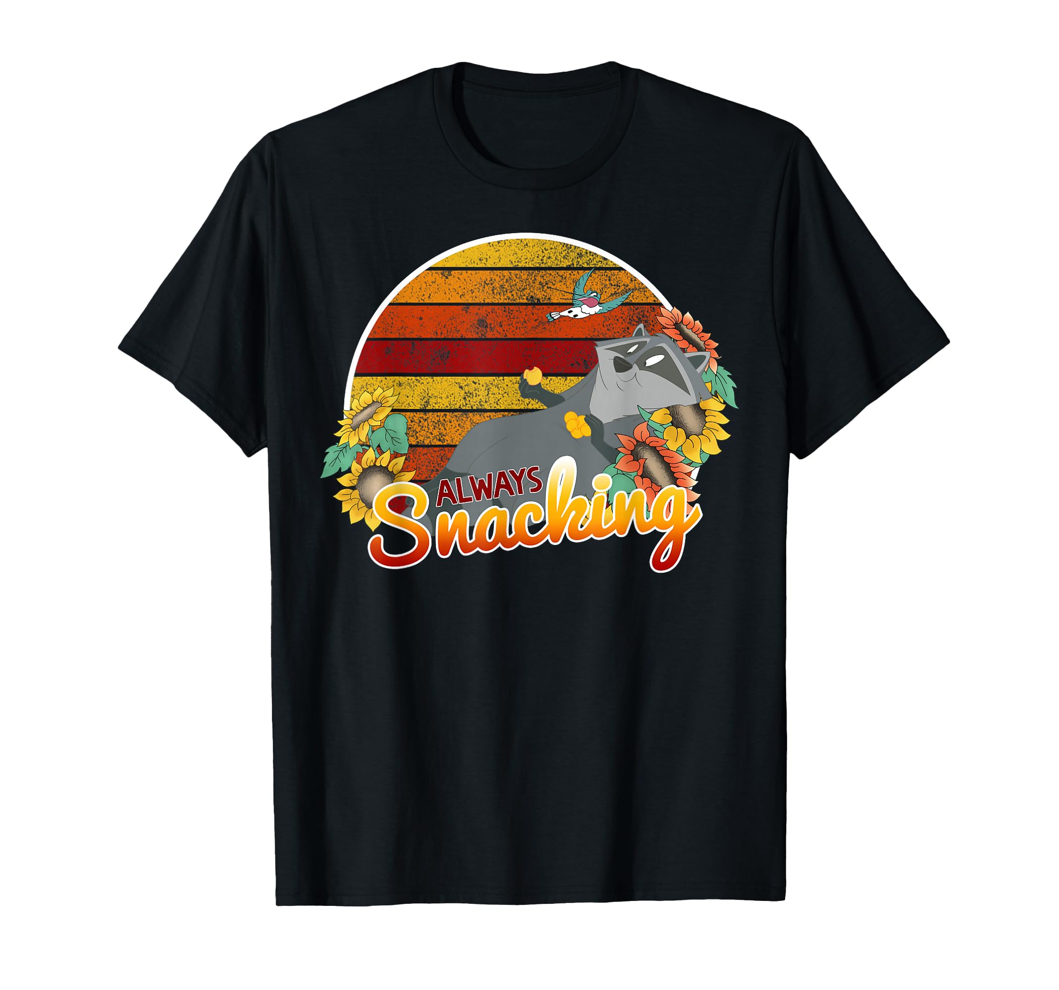 Disney Pocahontas Meeko Always Snacking Poster T-Shirt