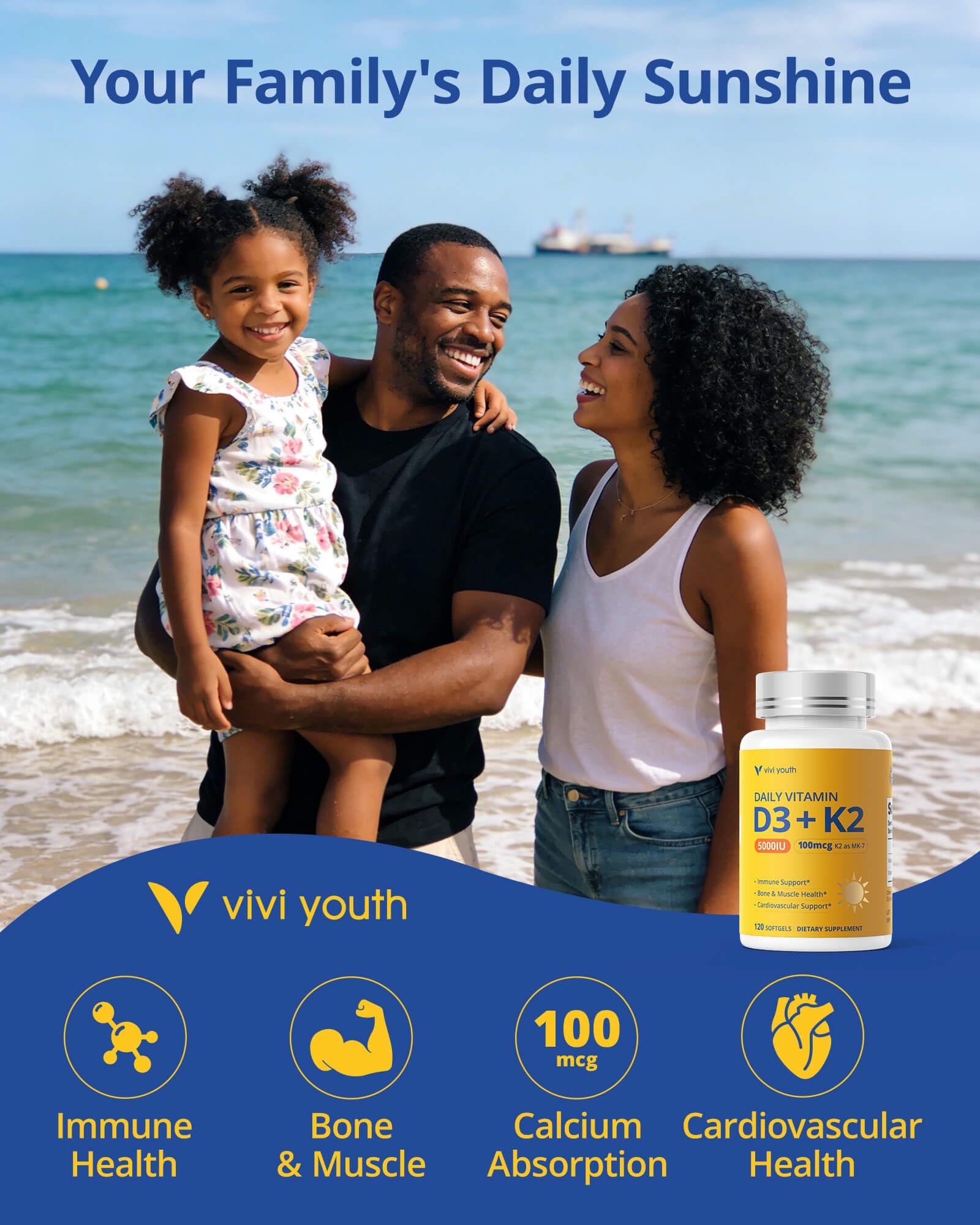 Vitamin D3 K2 5000 IU with MK-7, 3rd Party Tested, 120 Servings — Amazon image 7