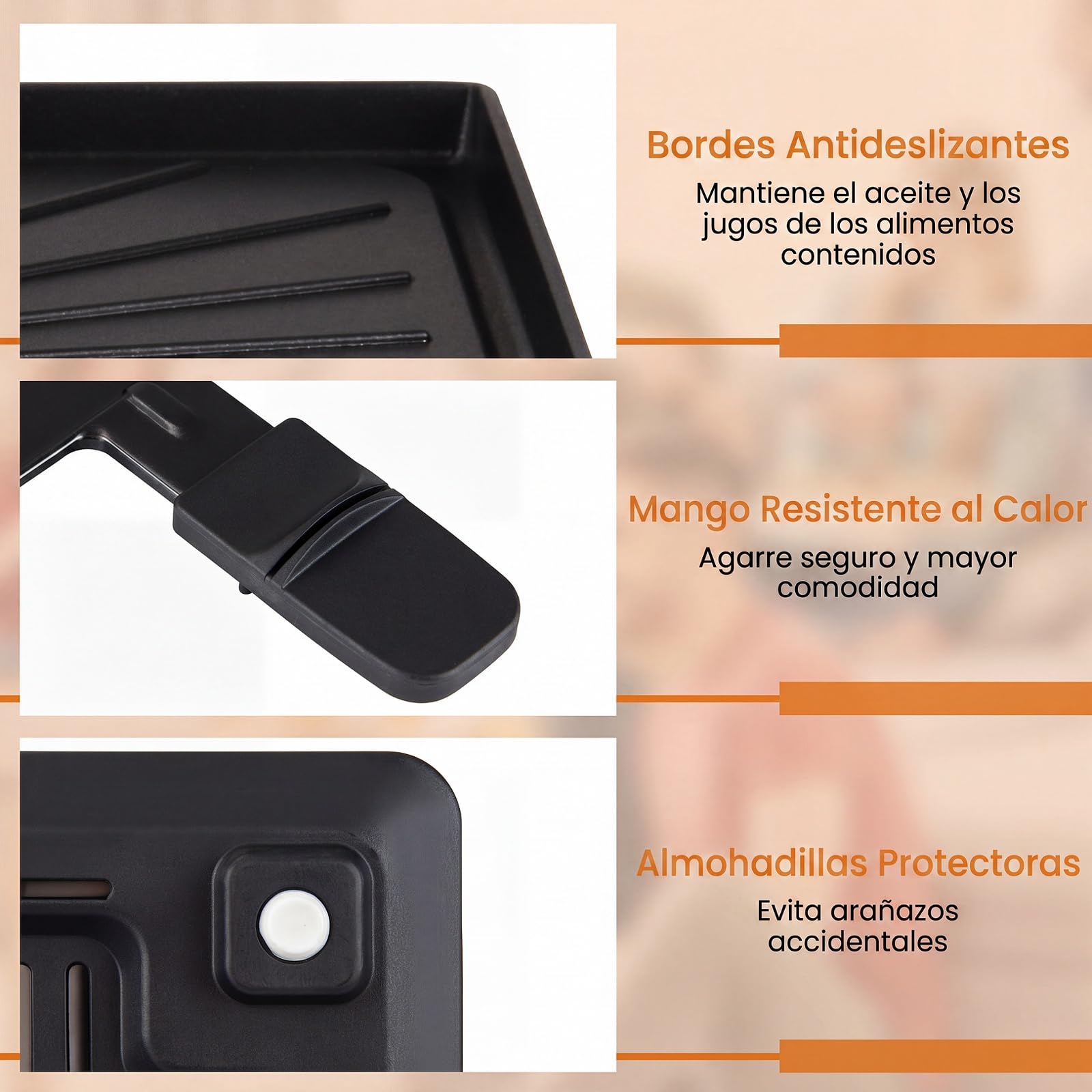 COSTWAY 3 en 1 Raclette, 1800 W, Fondue/Raclette para 8 Personas | Parrilla Eléctrica de Mesa con Capa antiadherente, Control de Temperatura Independiente,6 Tenedores, 8 Bandejas, 8 Espátulas
