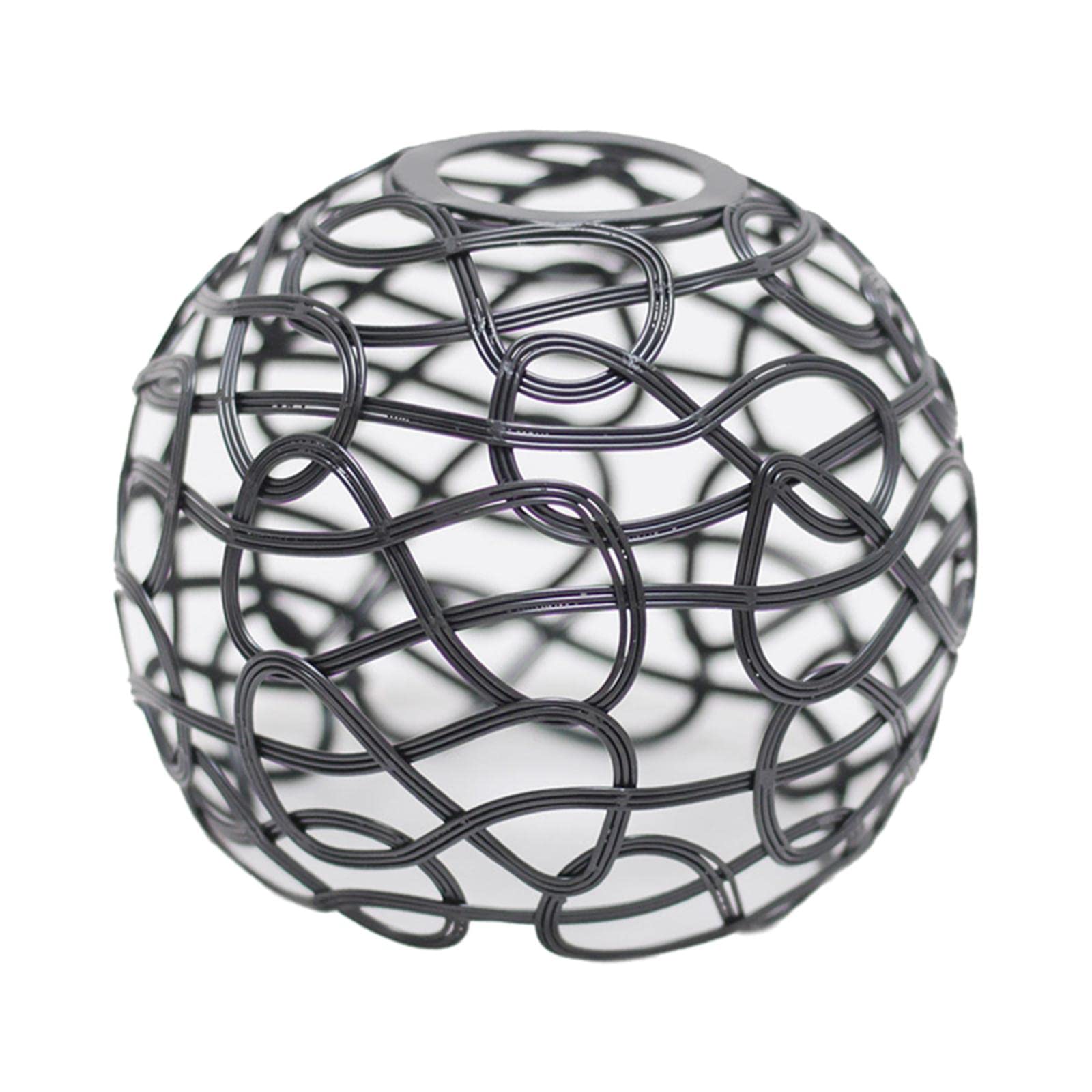 2 Set di Paralume in Filo di Ferro Copertura Della Lampadina Gabbia Della Lampada Per Camera Da Letto R