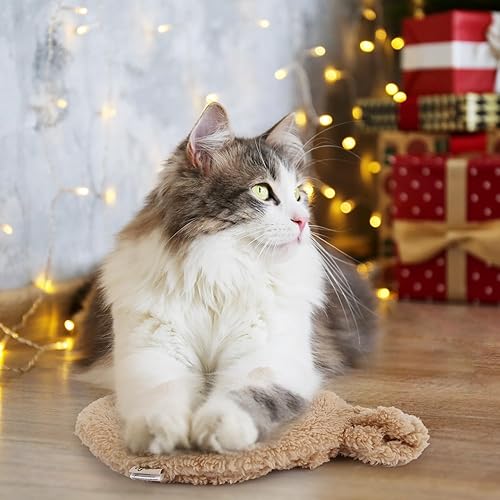 Miniatura 7 de ALL FOR PAWS Almohadilla térmica para gatos para microondas con 2 fundas, almohadilla térmica para mascotas para gatitos, cama térmica para mascotas