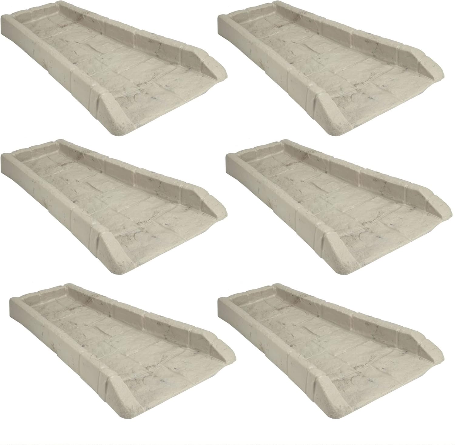 Suncast Durable Decorative Rain Gutter Downspout Erosion Prevention