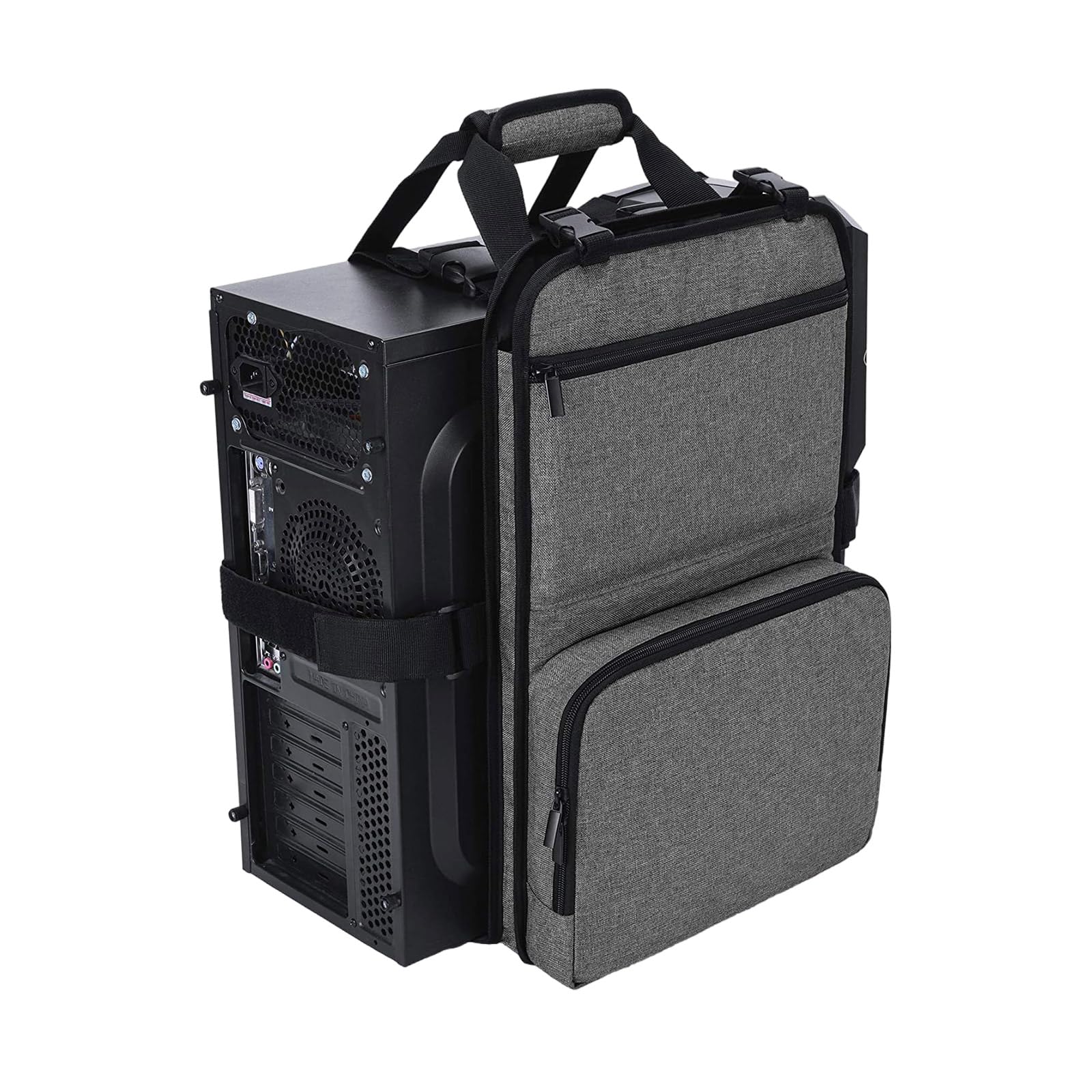 Wglm(ワグルム) Multicolor Computer Desktop Tower Carrying Case Pc Bag For Main Processor Keypad Cable And Earphone Space Saving