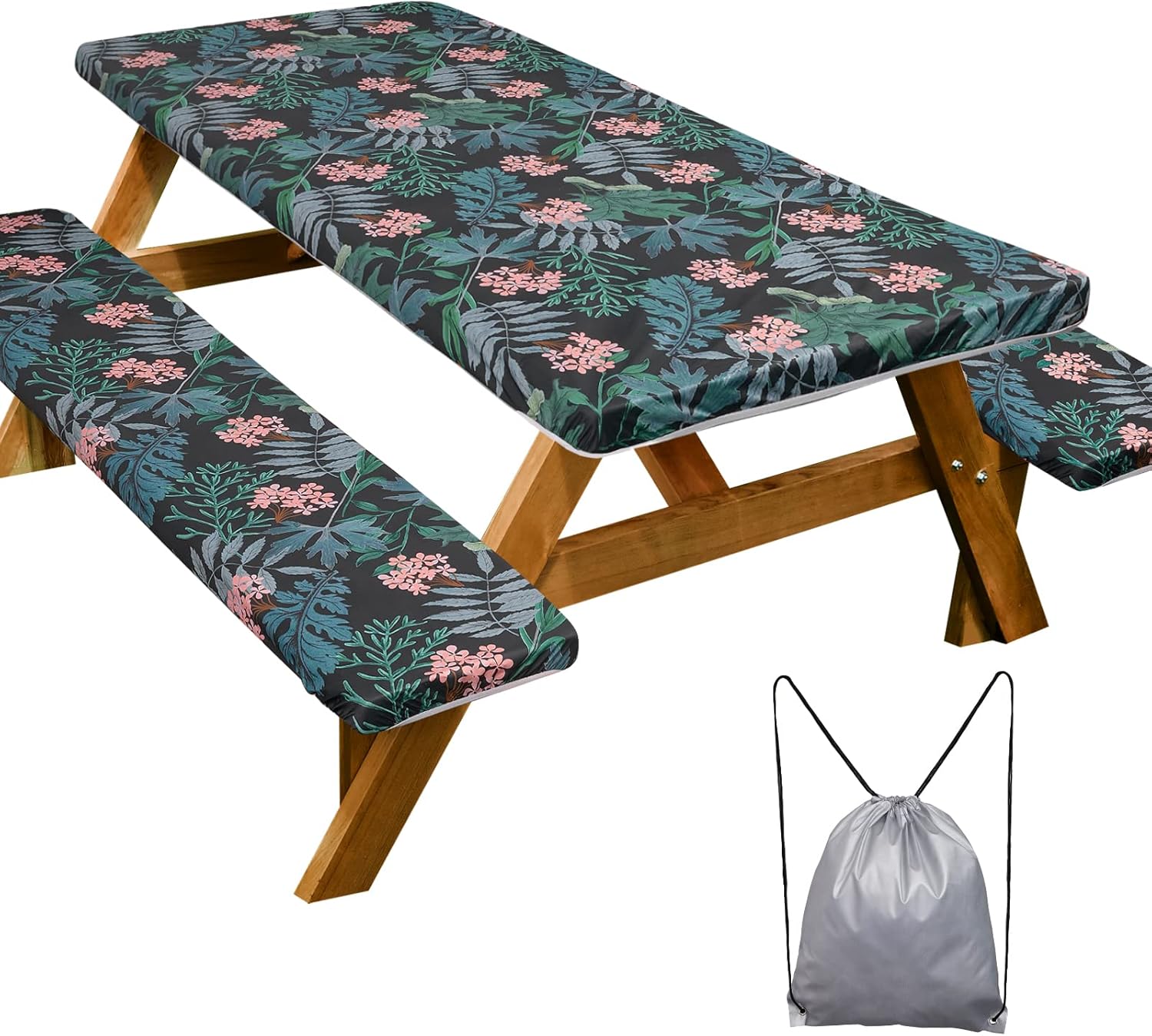Picnic Table Cover with Bench Covers Camping Essentials