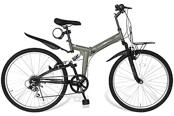 Amazon | AIJYU CYCLE 折りたたみ自転車 26インチ AJ-02 前後
