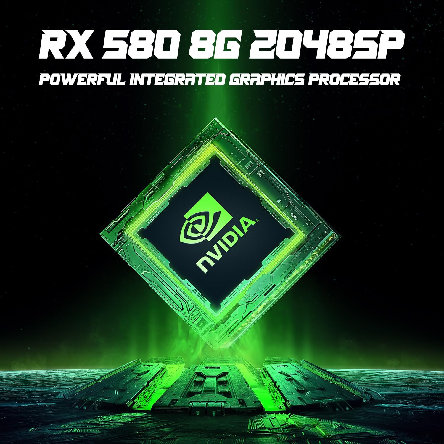 Amazon | HUANANZHI RX 580 8G 2048SP グラフィックスカード - AMD