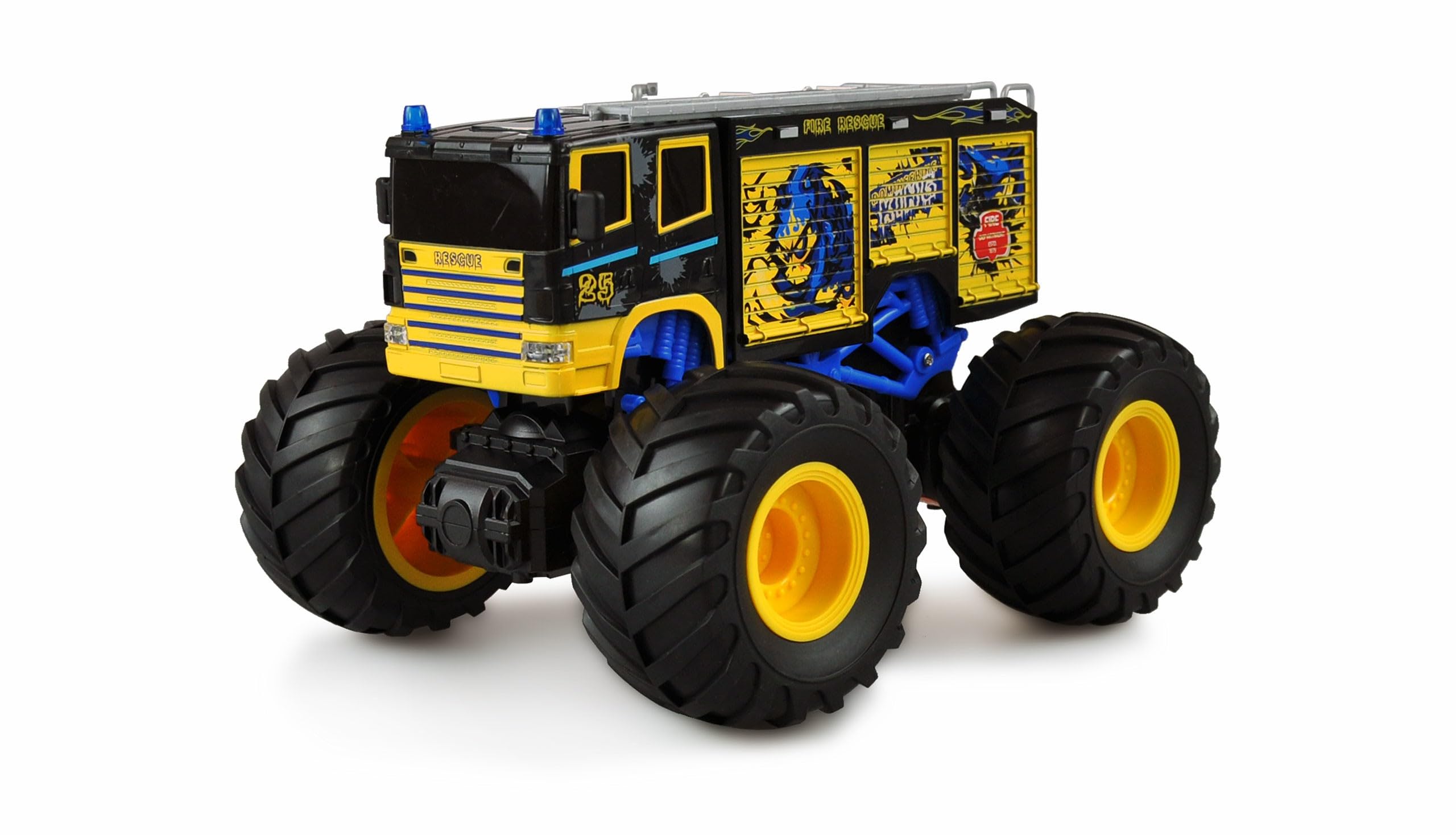 Amewi Blue Brushed 1:18 RC Model Car Electric Monster Truck Rear Wheel Drive (2WD) RTR 2.4GHz