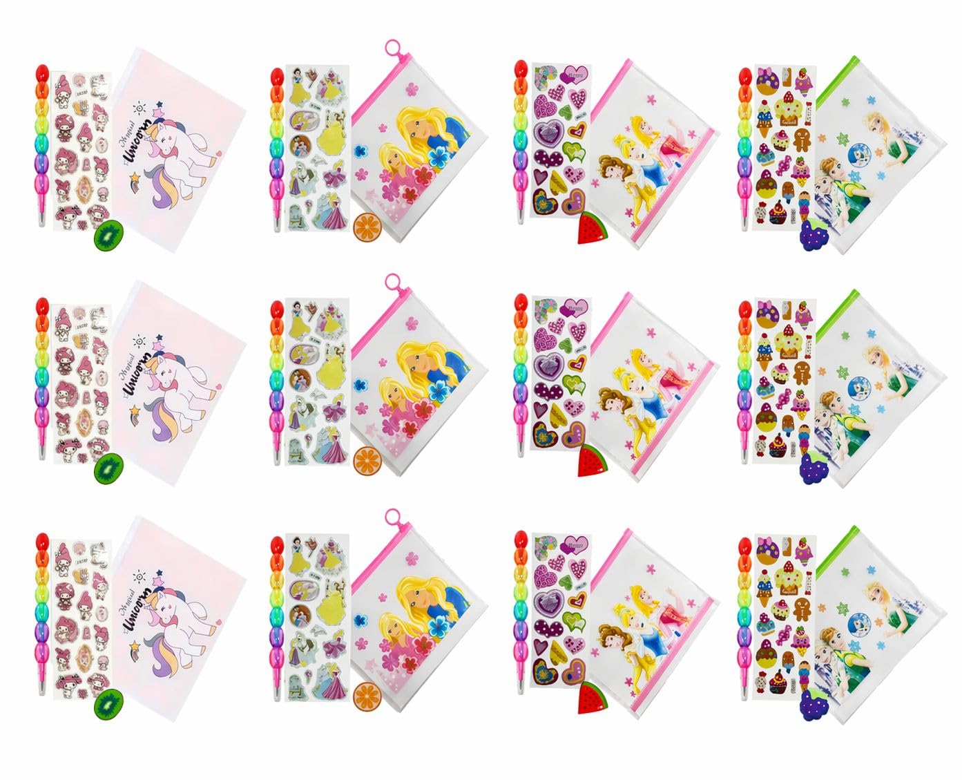 Birthday Party Stationery Sets - 12 Pack -10 Birthday Party Stationery Sets - 12 Pack -10